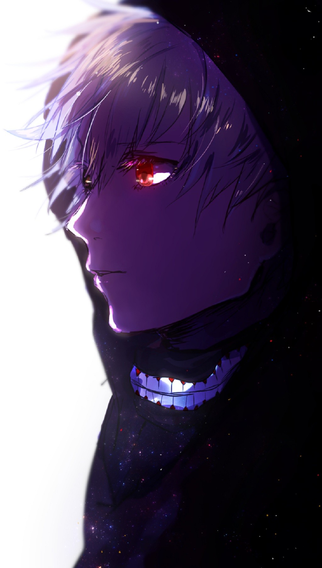 Kaneki Ken from Tokyo Ghoul with red eyes HD Wallpaper