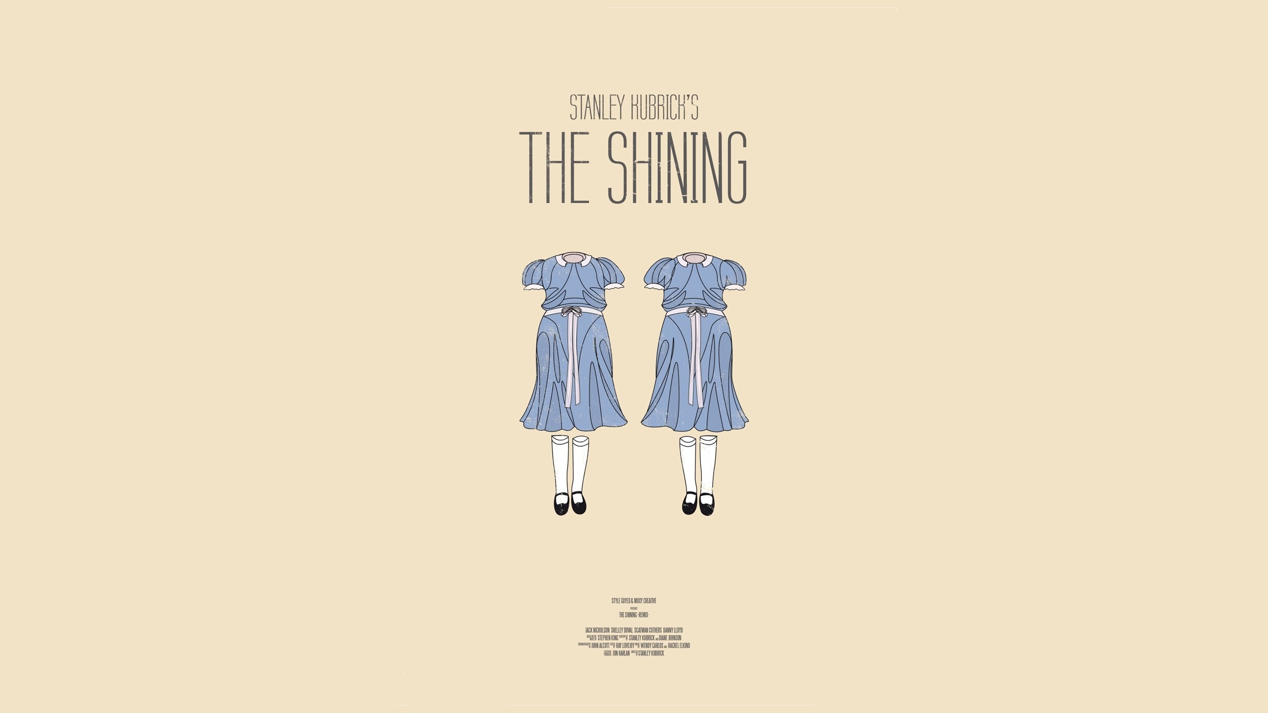 Stanley Kubrick's The Shining Minimalist Poster HD Wallpaper