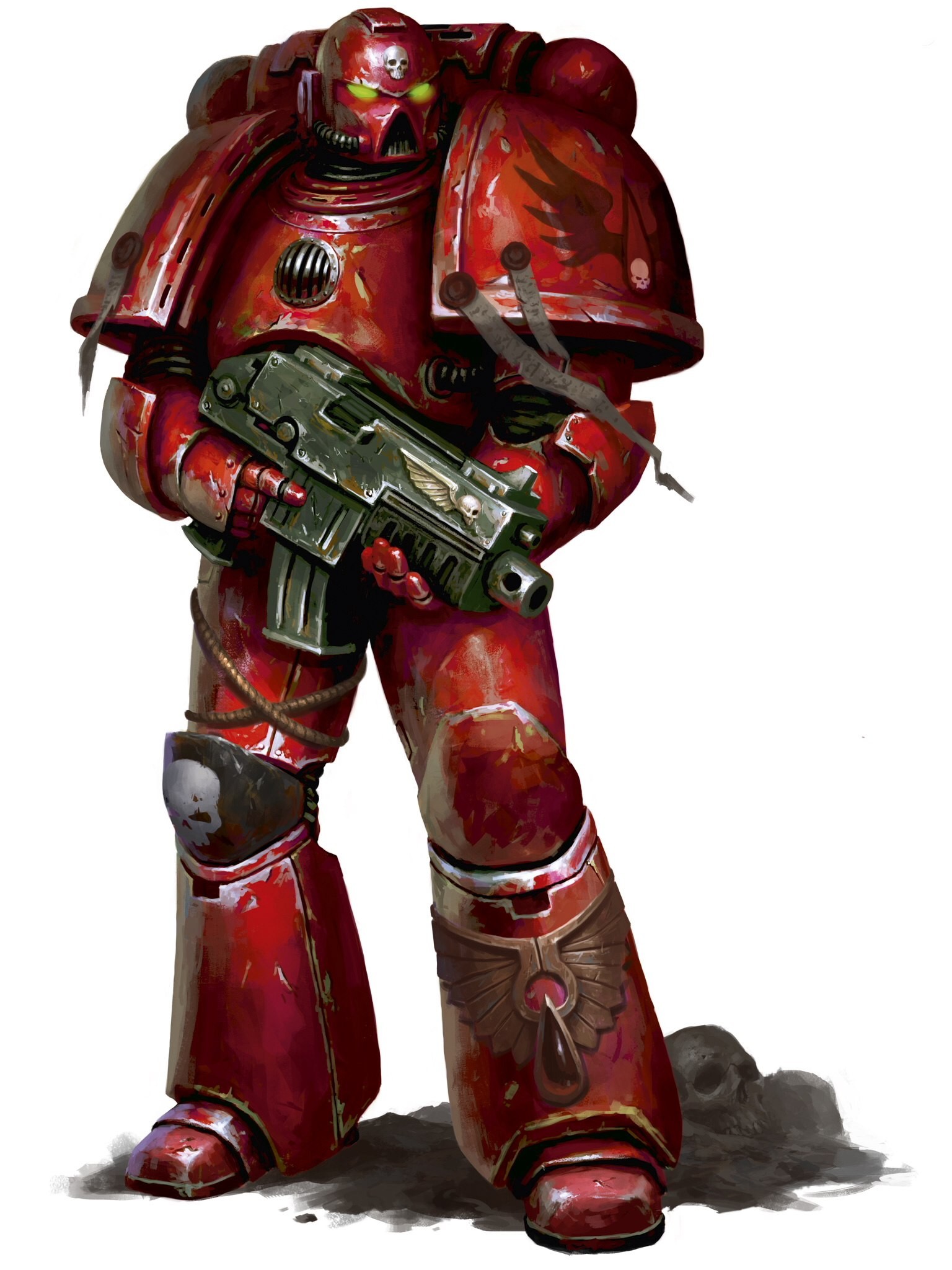Warhammer 40,000 Space Marine with Bolter HD Wallpaper