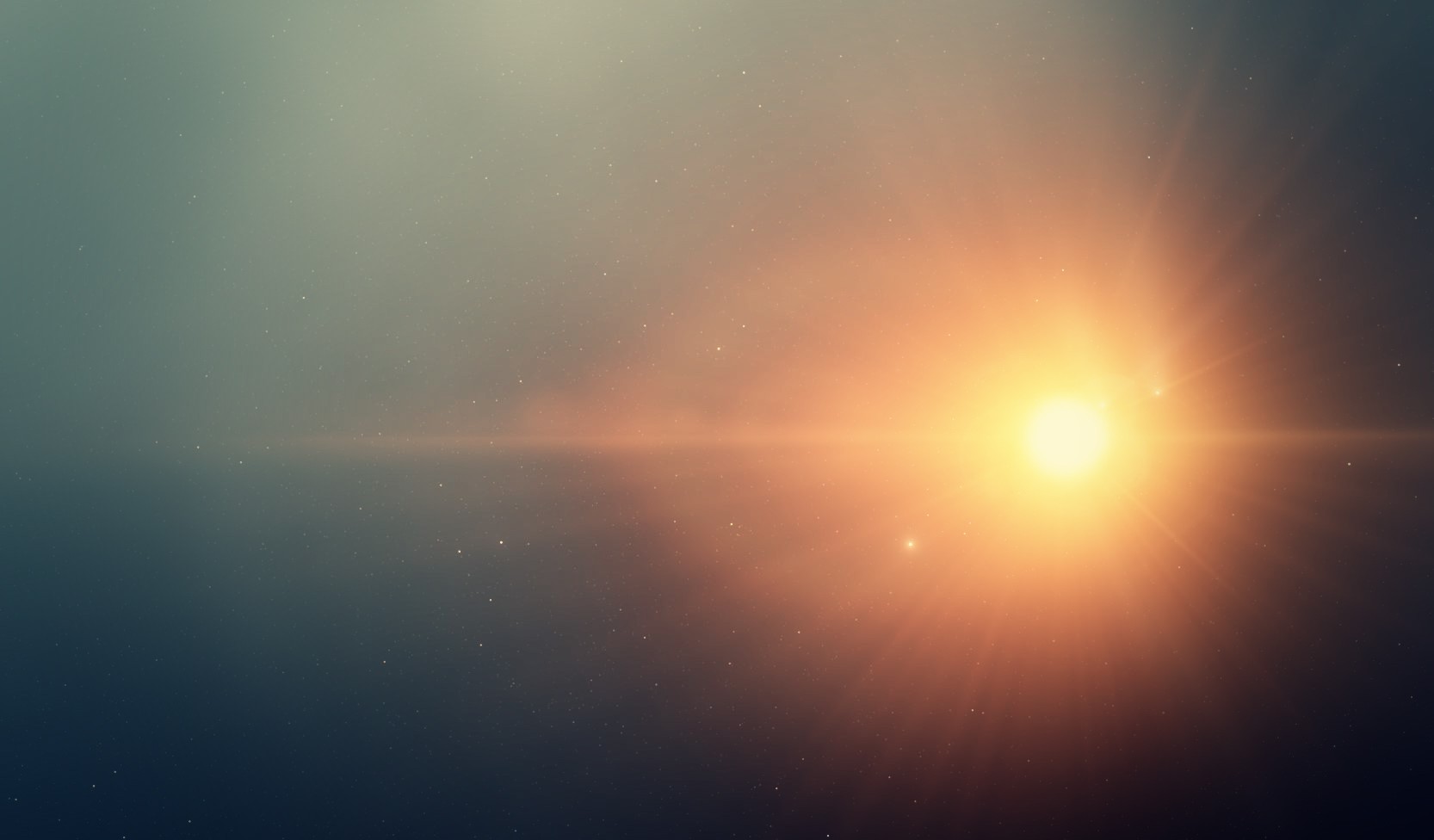 Sun and planets in space HD Wallpaper