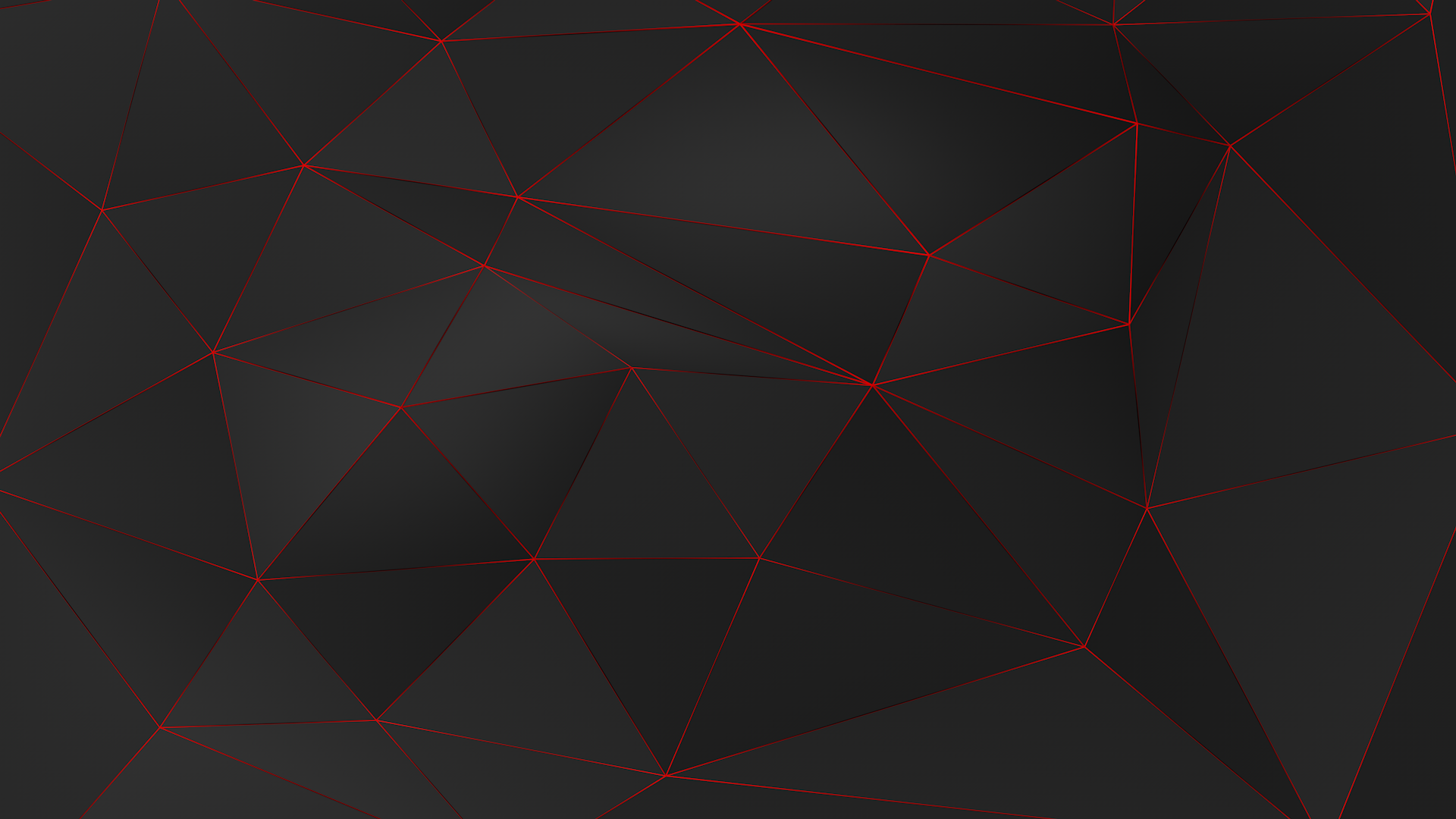 Black and red low poly abstract geometric pattern HD Wallpaper