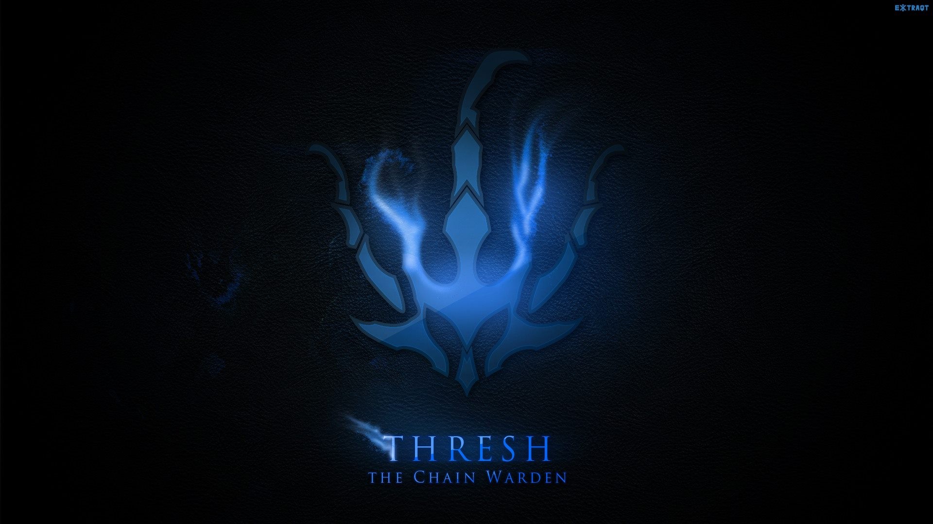 Thresh The Chain Warden Logo HD Wallpaper