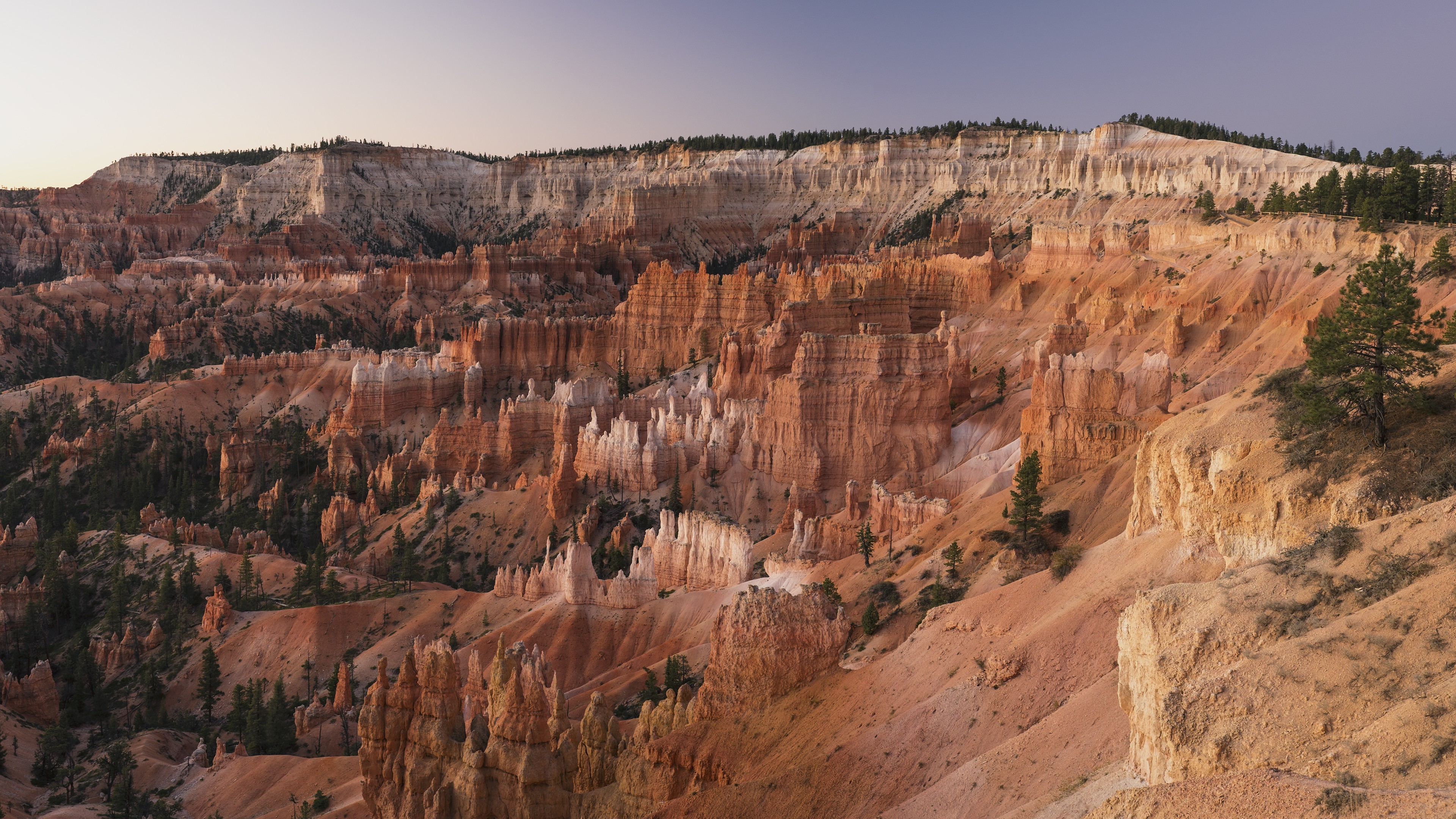Bryce Canyon National Park landscape at sunset HD Wallpaper