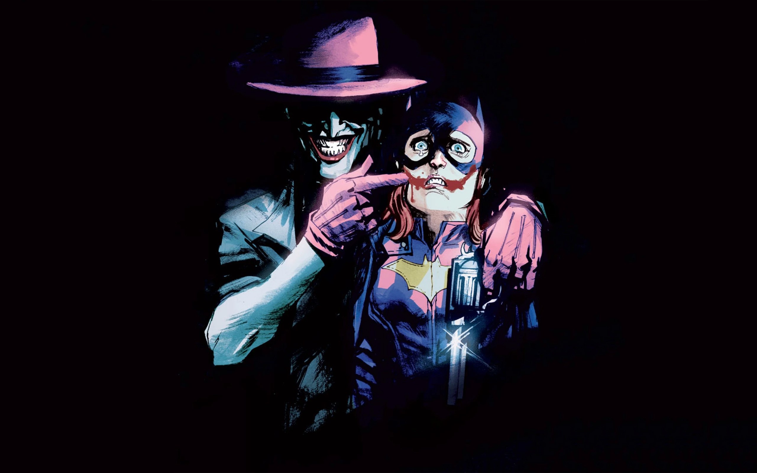 Joker and Batgirl in DC Comics HD Wallpaper