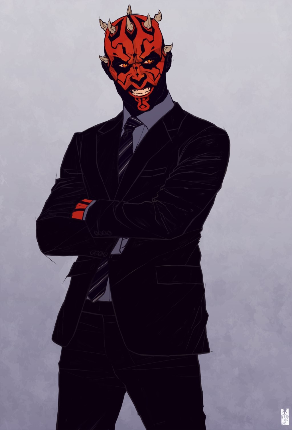 Darth Maul in a Suit HD Wallpaper