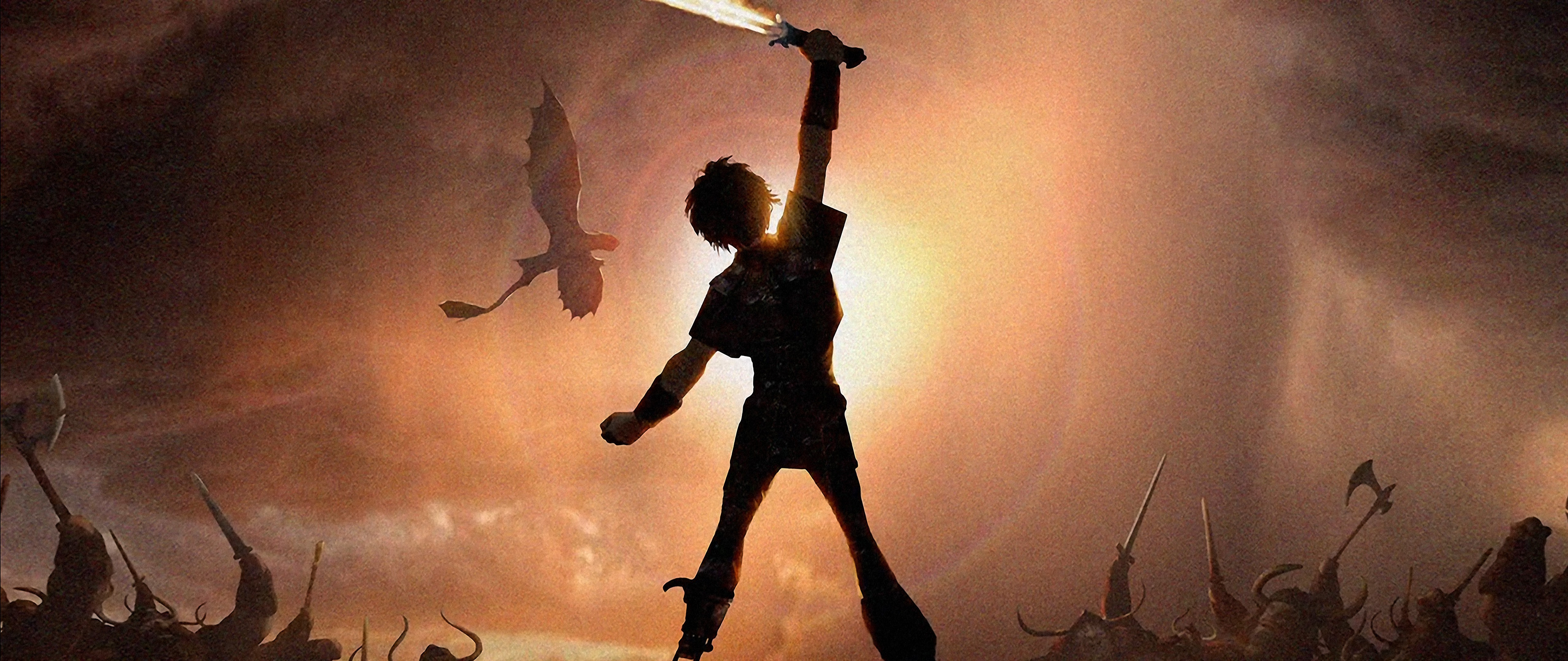 Hiccup and Toothless in How to Train Your Dragon 2 HD Wallpaper