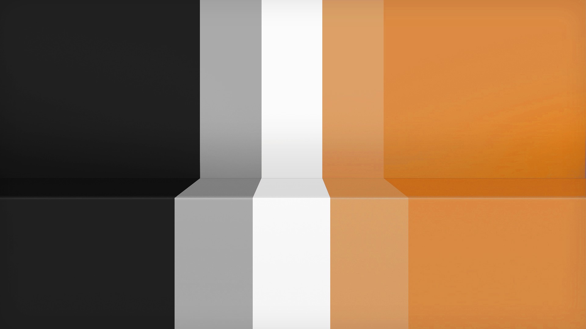 Abstract stripes in black, gray, white, and orange HD Wallpaper