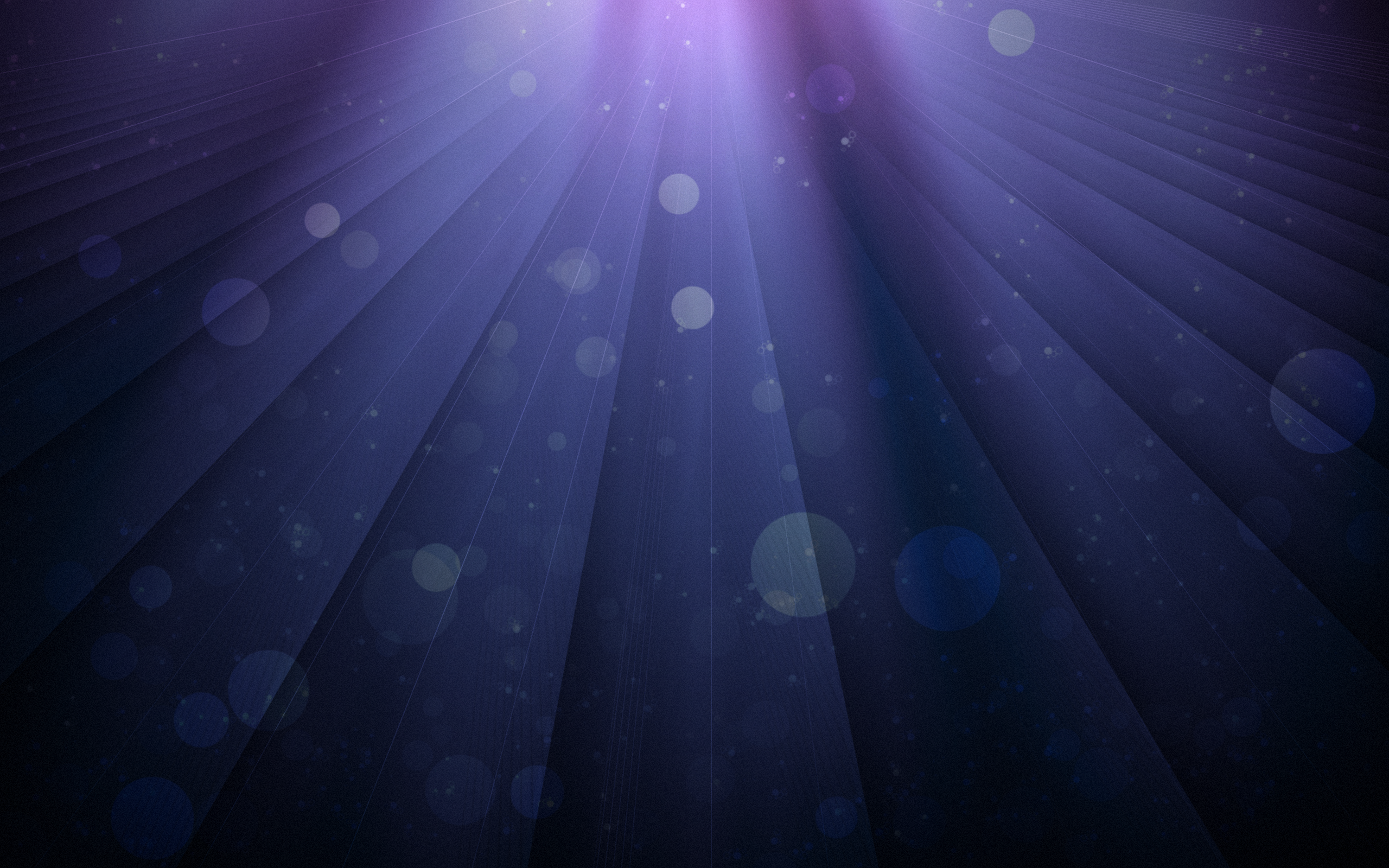 Purple light rays with bokeh and particles HD Wallpaper