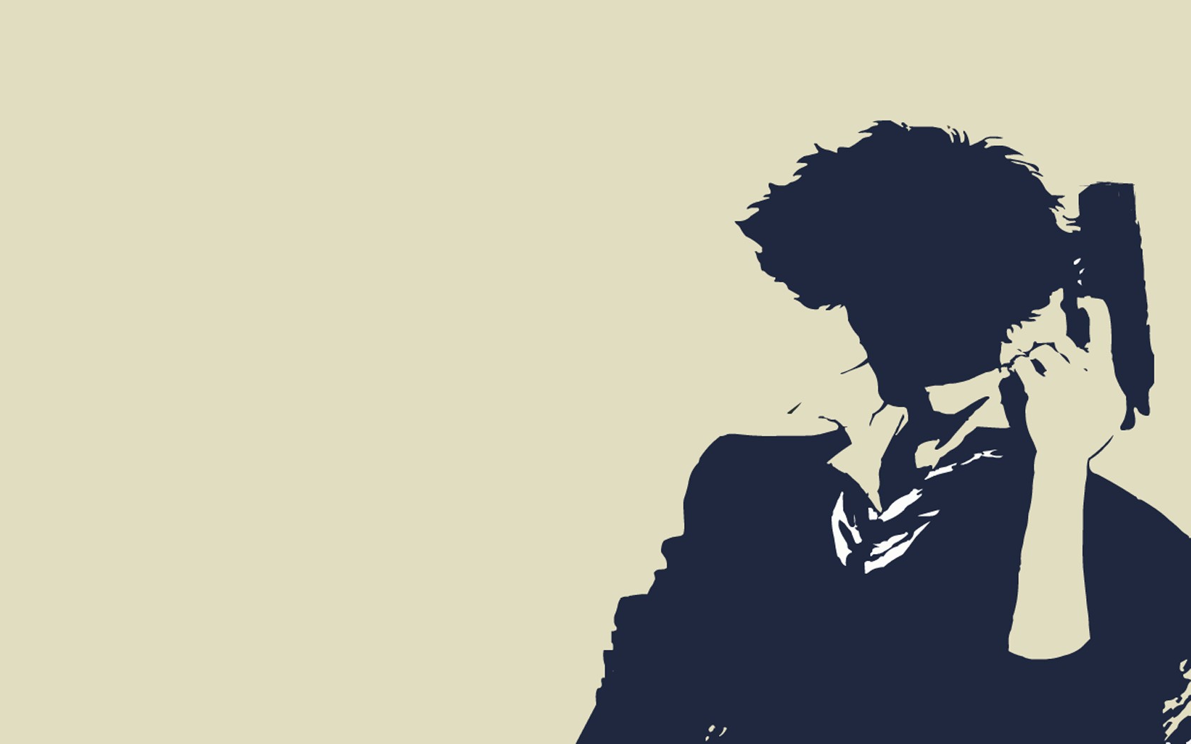 Spike Spiegel from Cowboy Bebop holding a gun HD Wallpaper
