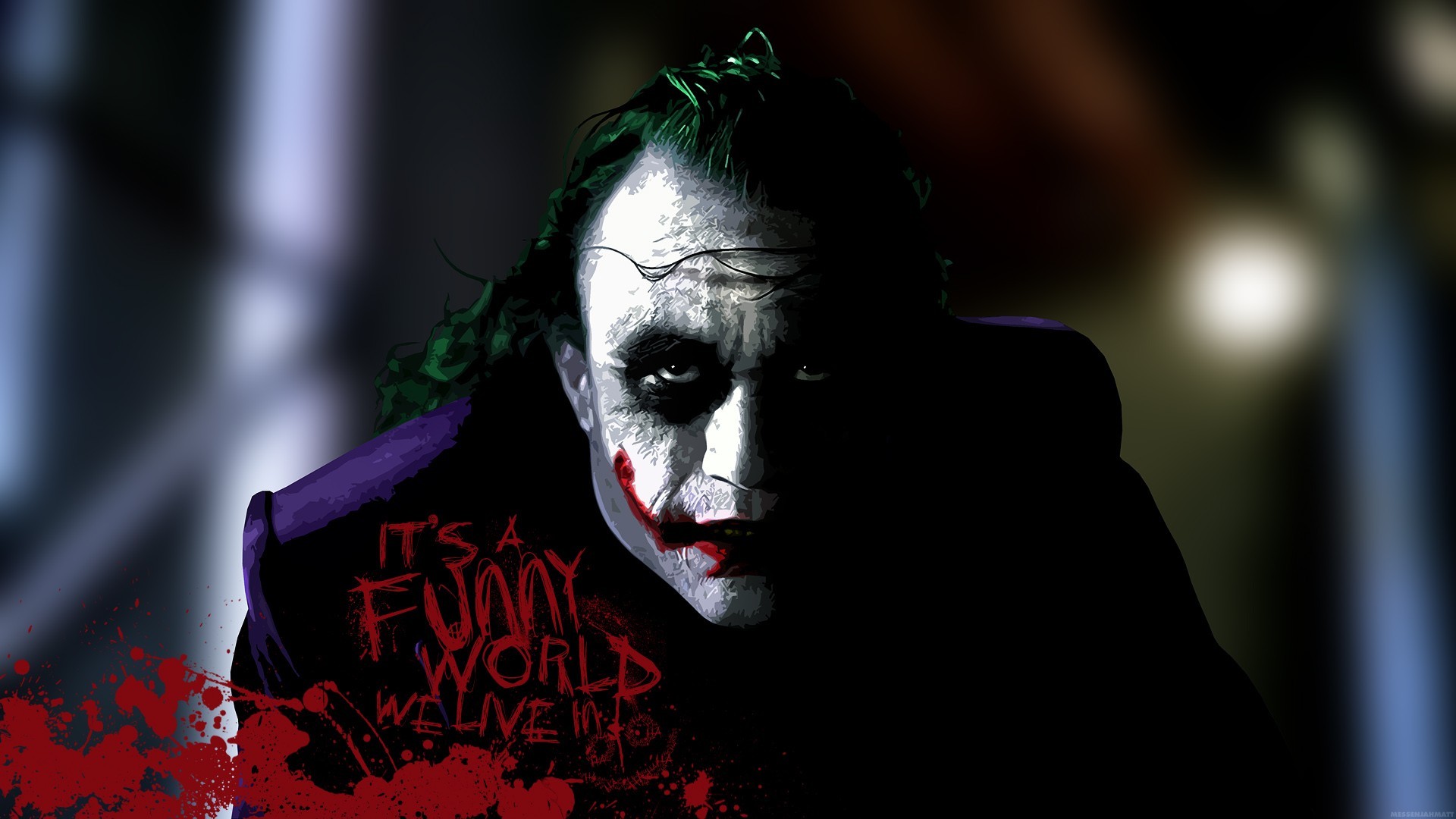 The Joker from The Dark Knight HD Wallpaper