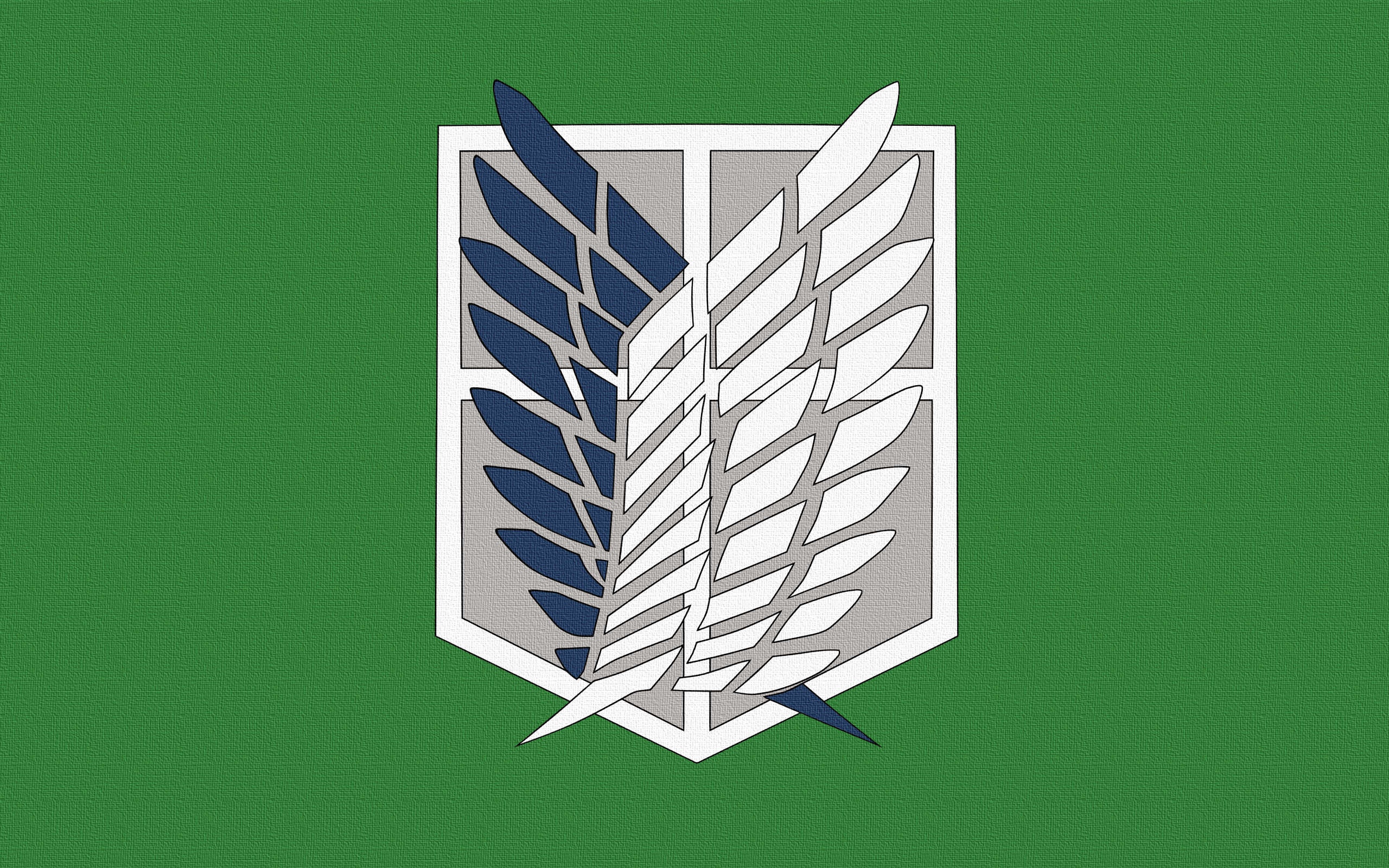 Attack on Titan Survey Corps Emblem HD Wallpaper