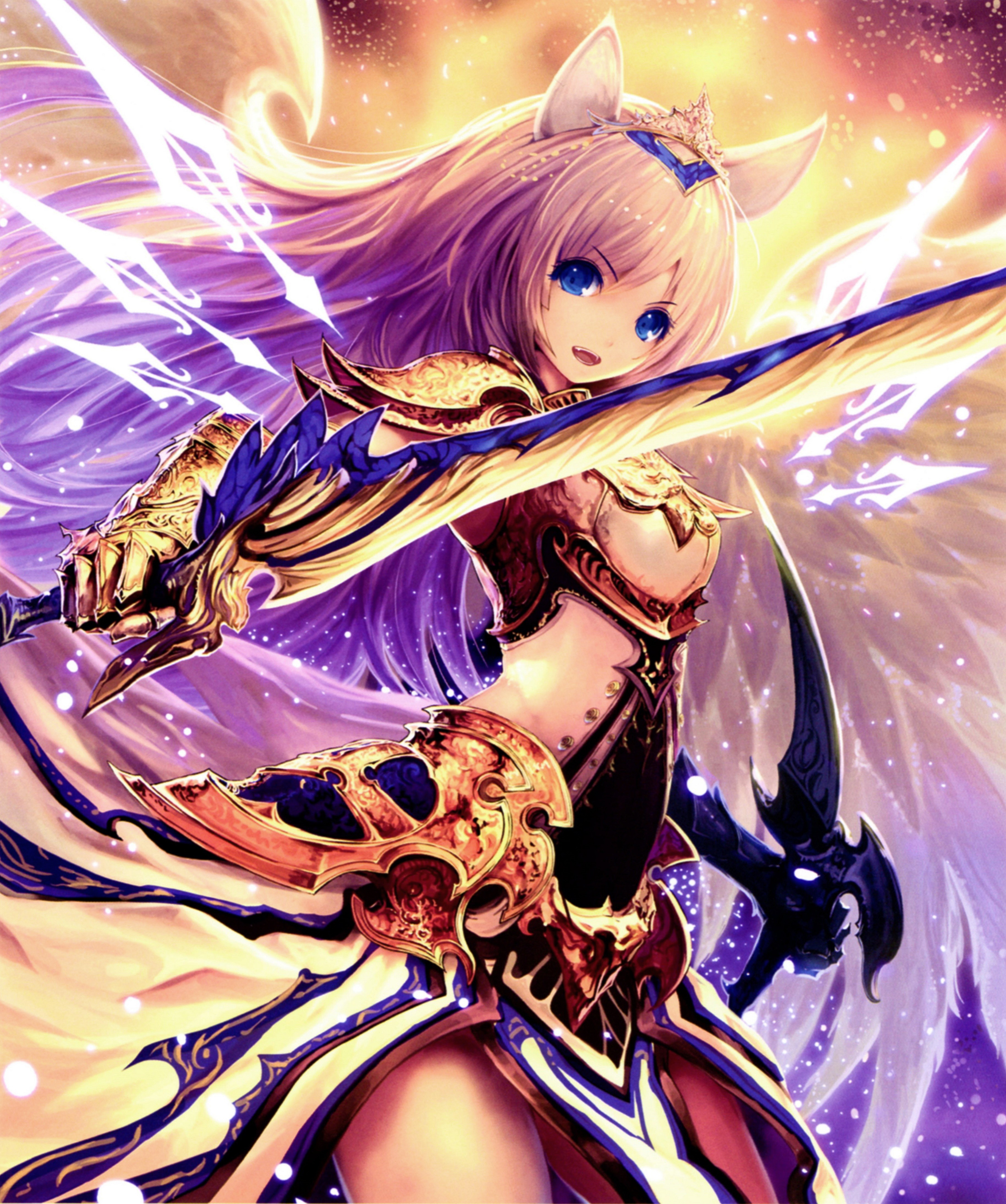 Shingeki no Bahamut: Angelic Warrior with Sword HD Wallpaper