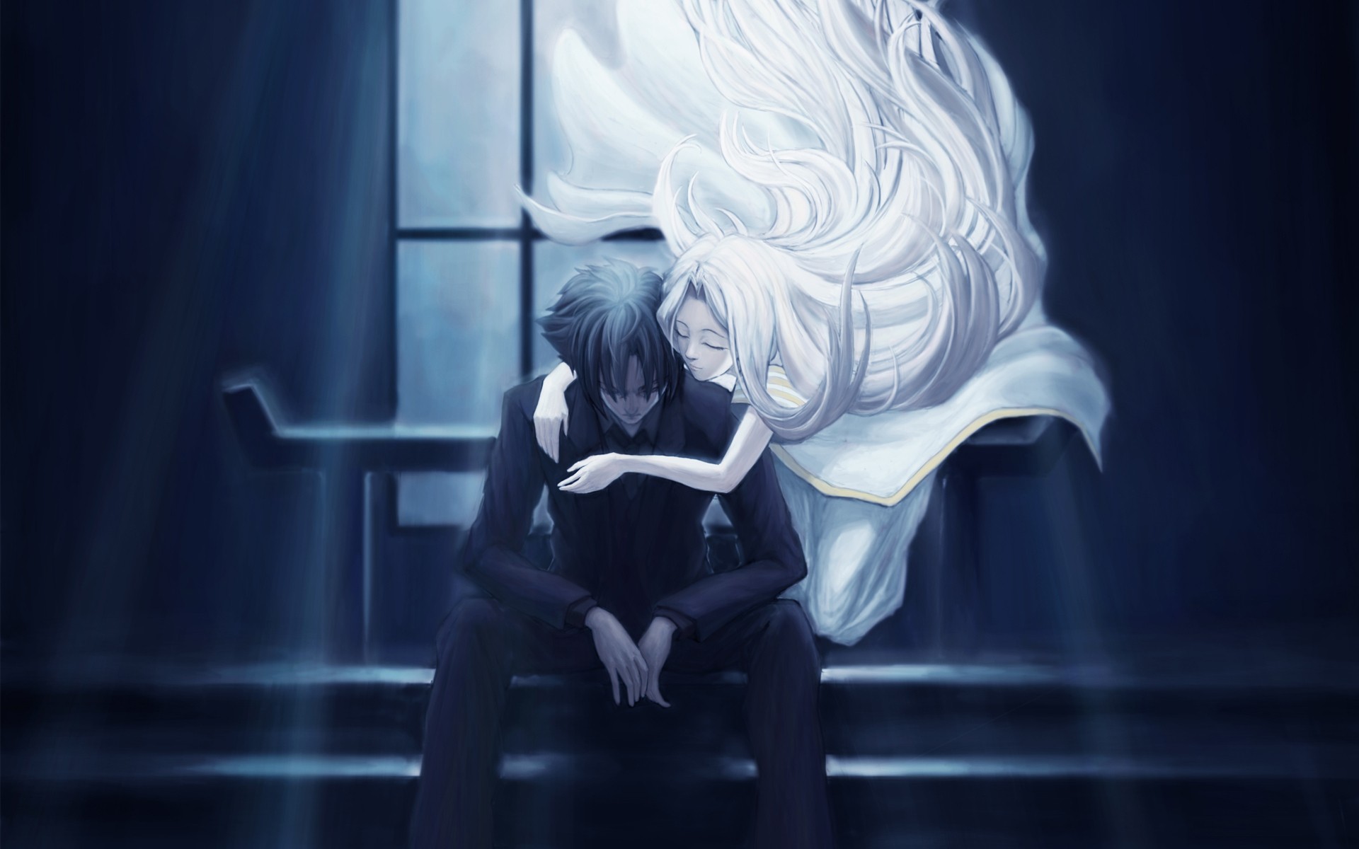 Kiritsugu Emiya and Saber from Fate Series HD Wallpaper