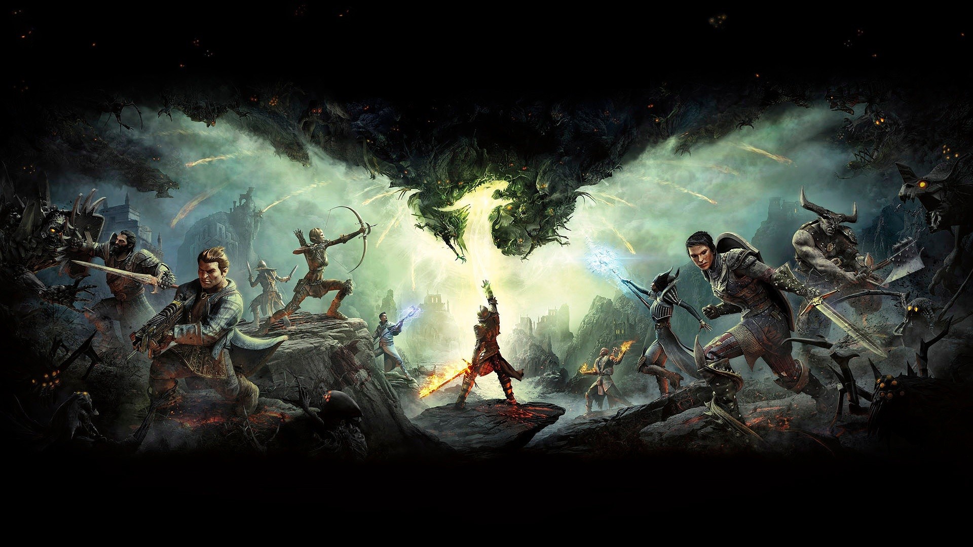 Dragon Age: Inquisition battle scene HD Wallpaper