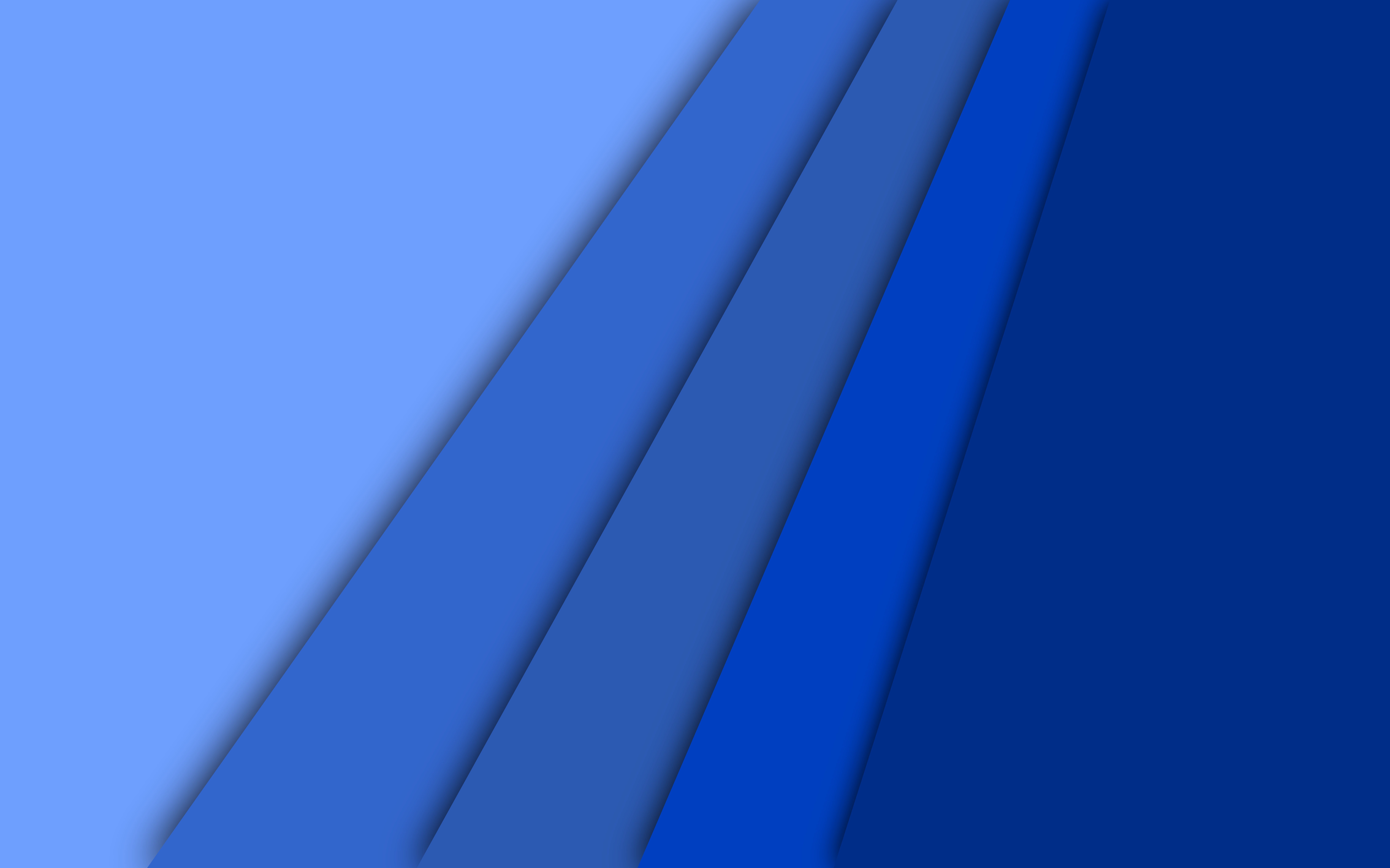Abstract material style with blue layers HD Wallpaper