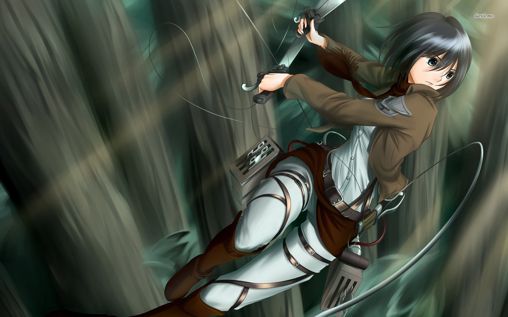 Mikasa Ackerman in Attack on Titan HD Wallpaper