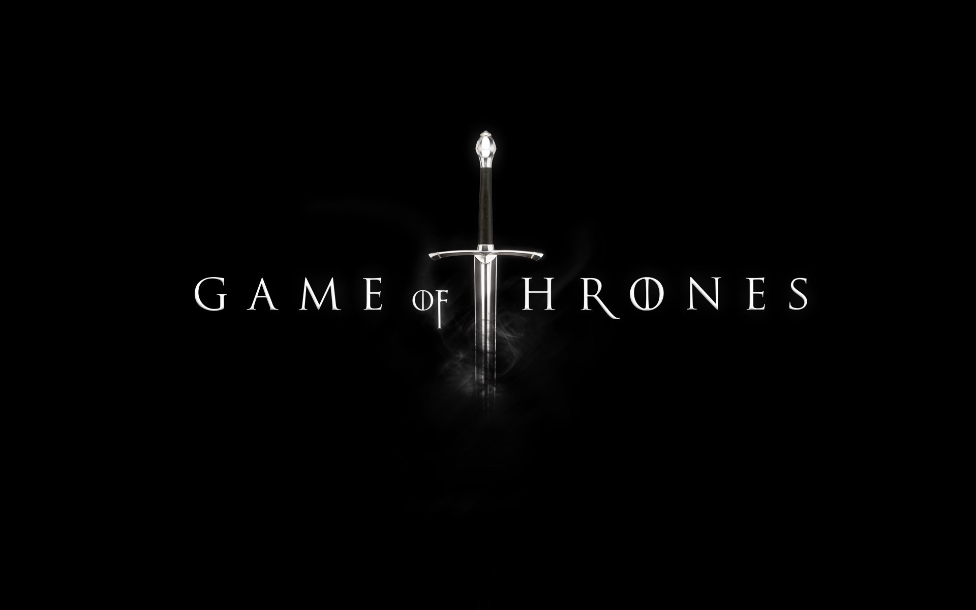 Game of Thrones logo with sword HD Wallpaper