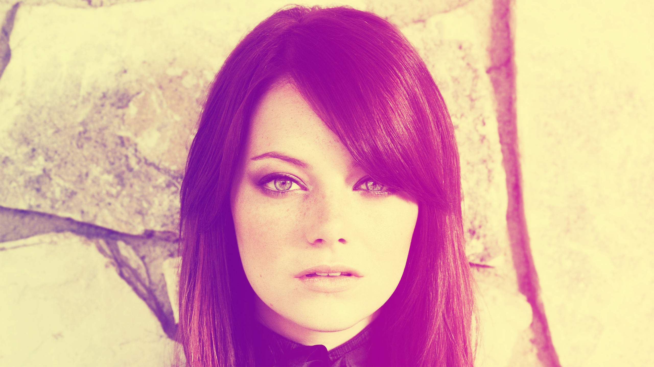 Emma Stone portrait HD Wallpaper