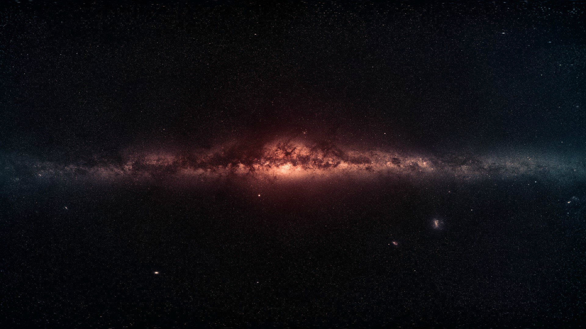 The Milky Way galaxy in deep space HD Wallpaper