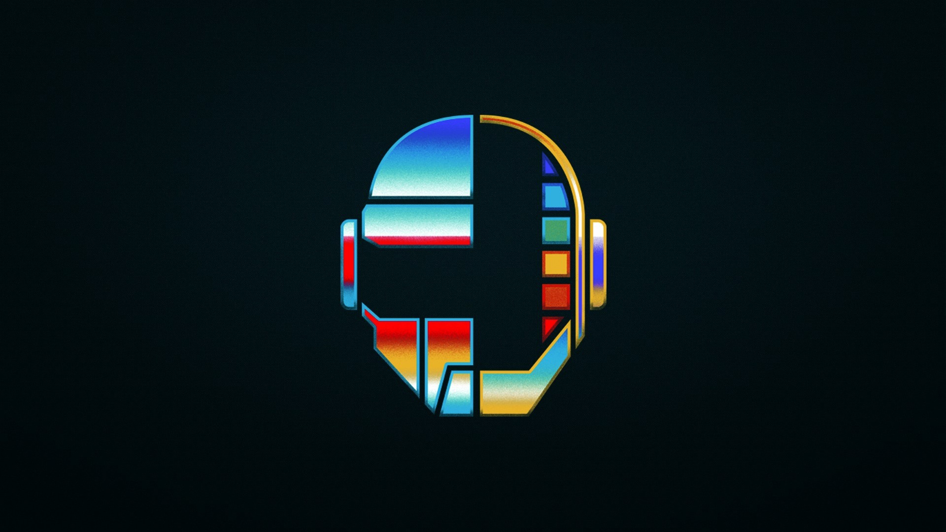 Daft Punk helmet logo HD Wallpaper