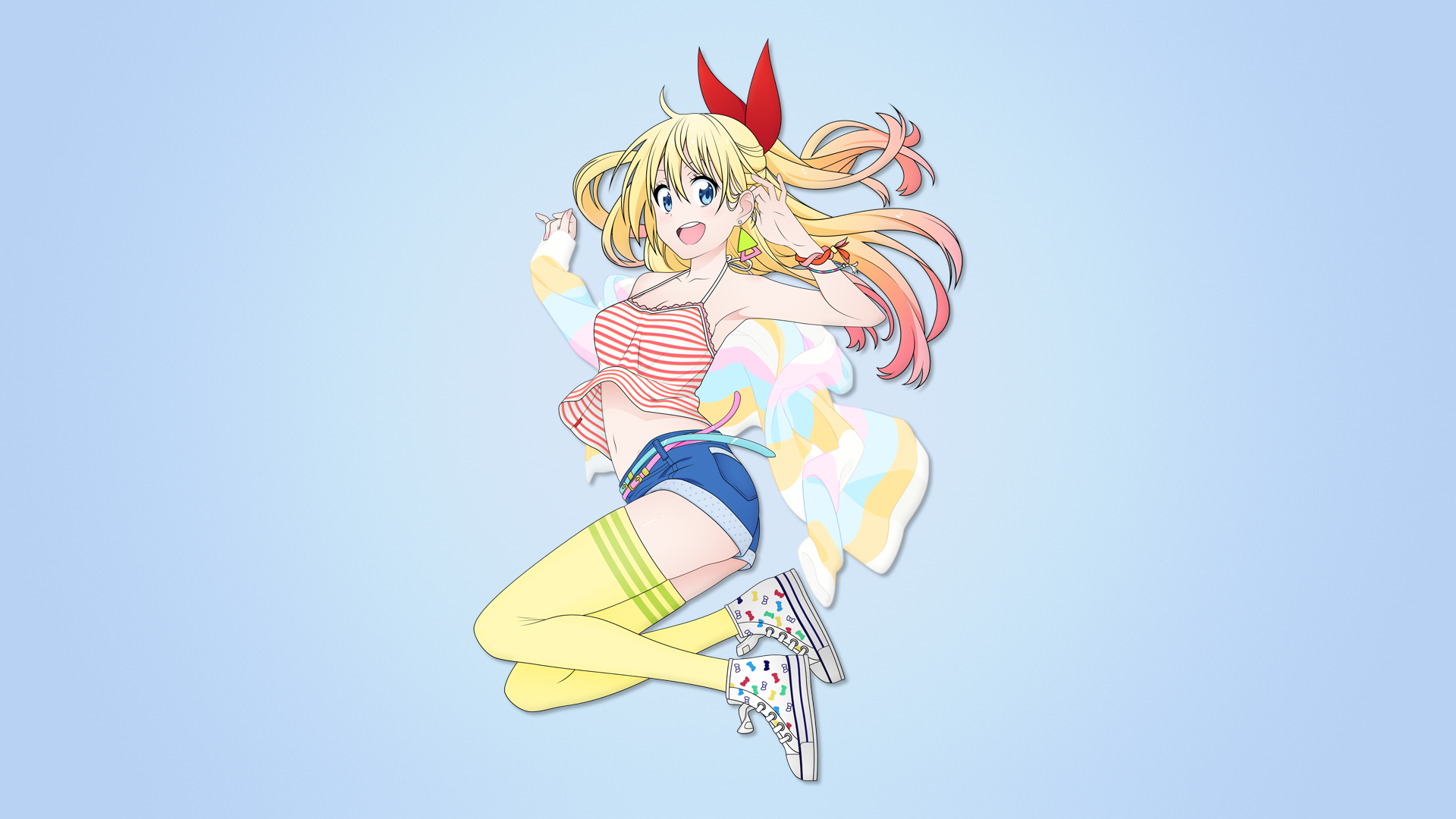 Kirisaki Chitoge from Nisekoi in summer attire HD Wallpaper