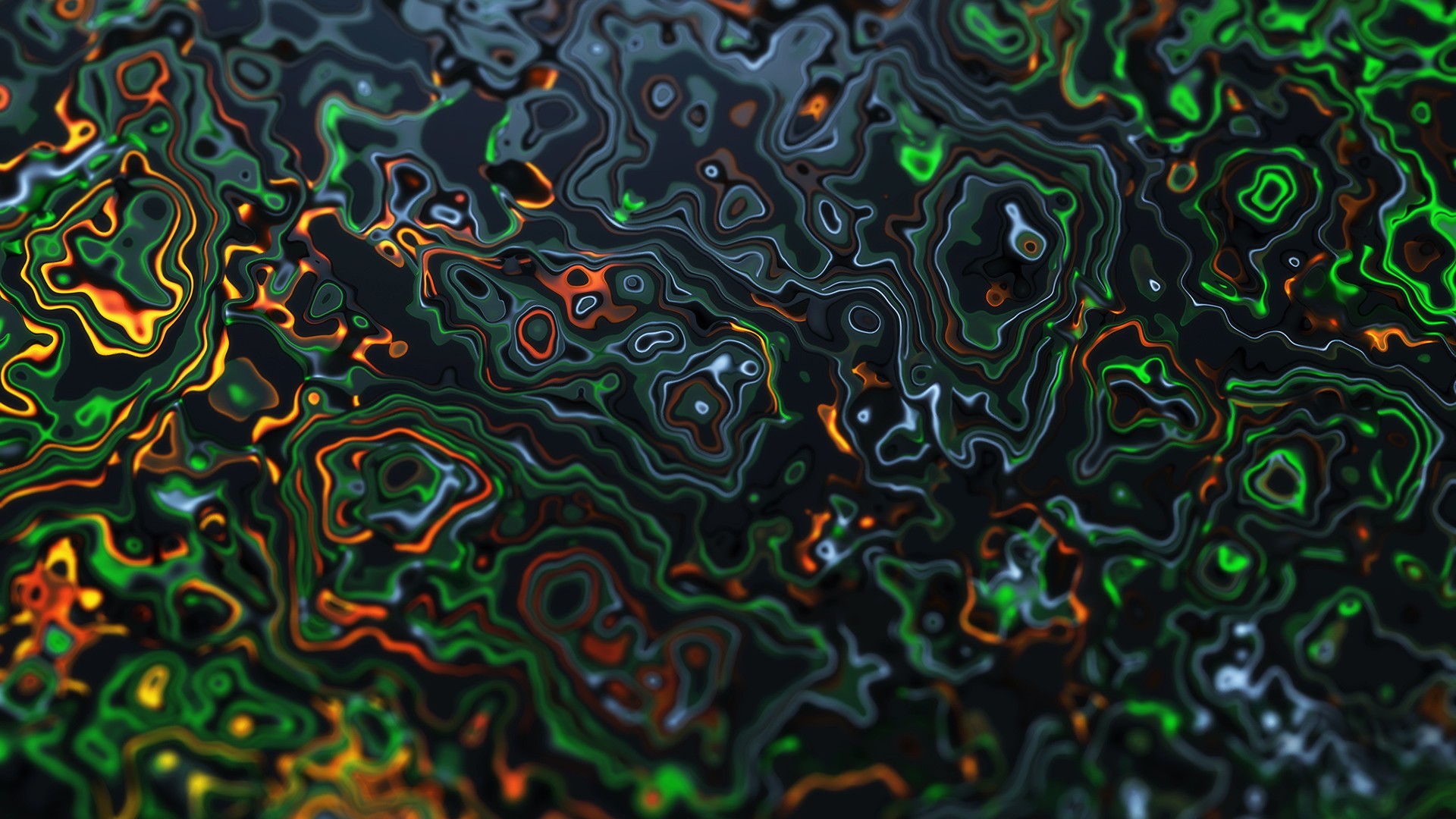 Abstract topographic map with colorful lines HD Wallpaper