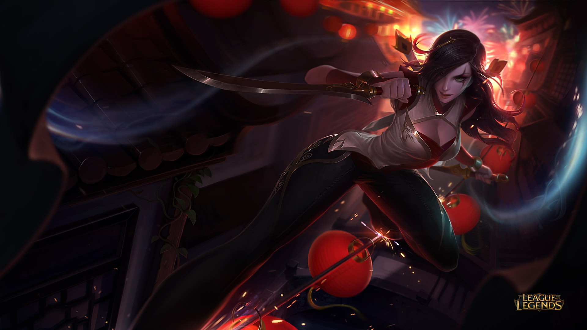 Katarina with Daggers in League of Legends HD Wallpaper