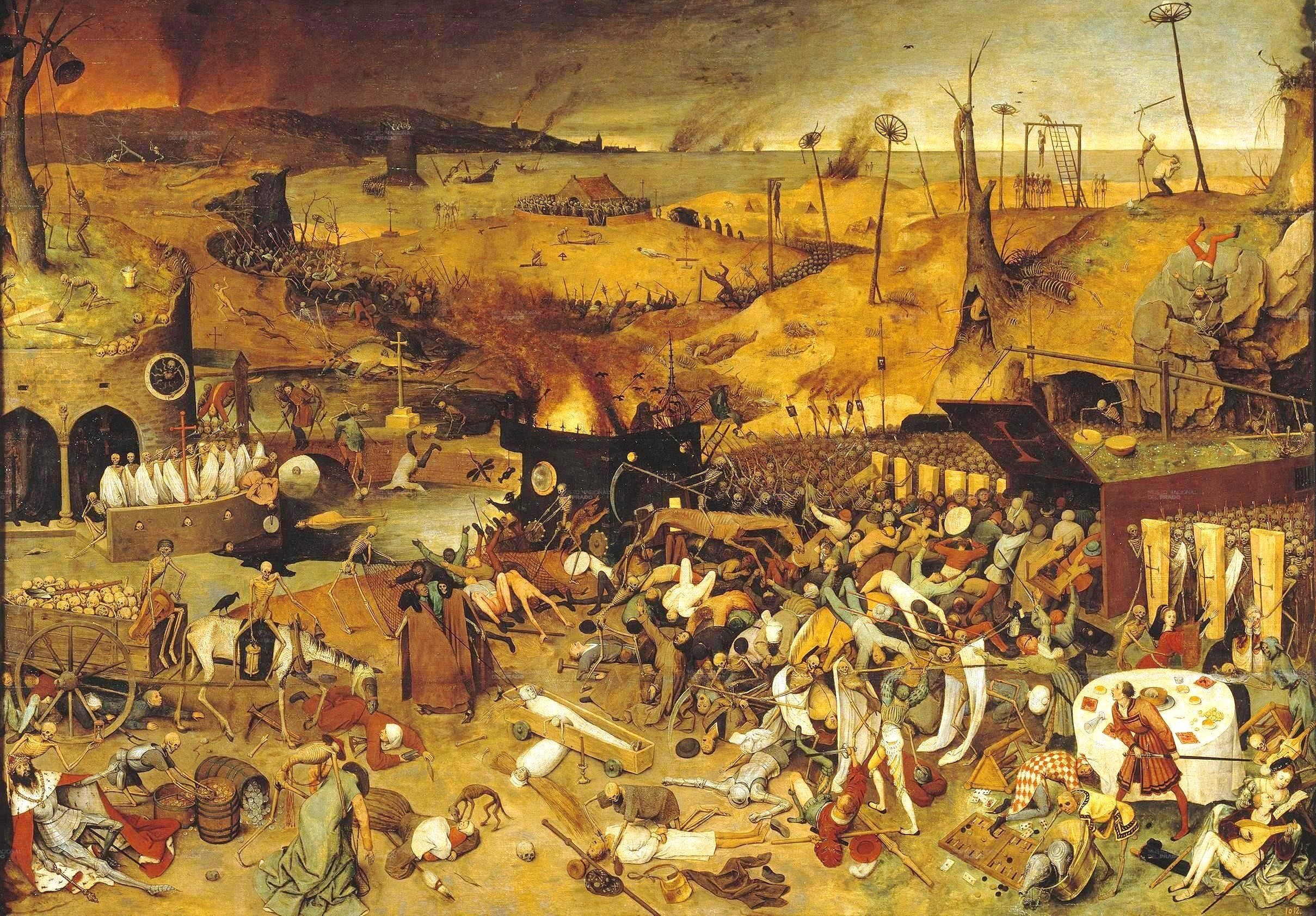 The Triumph of Death by Pieter Bruegel the Elder HD Wallpaper