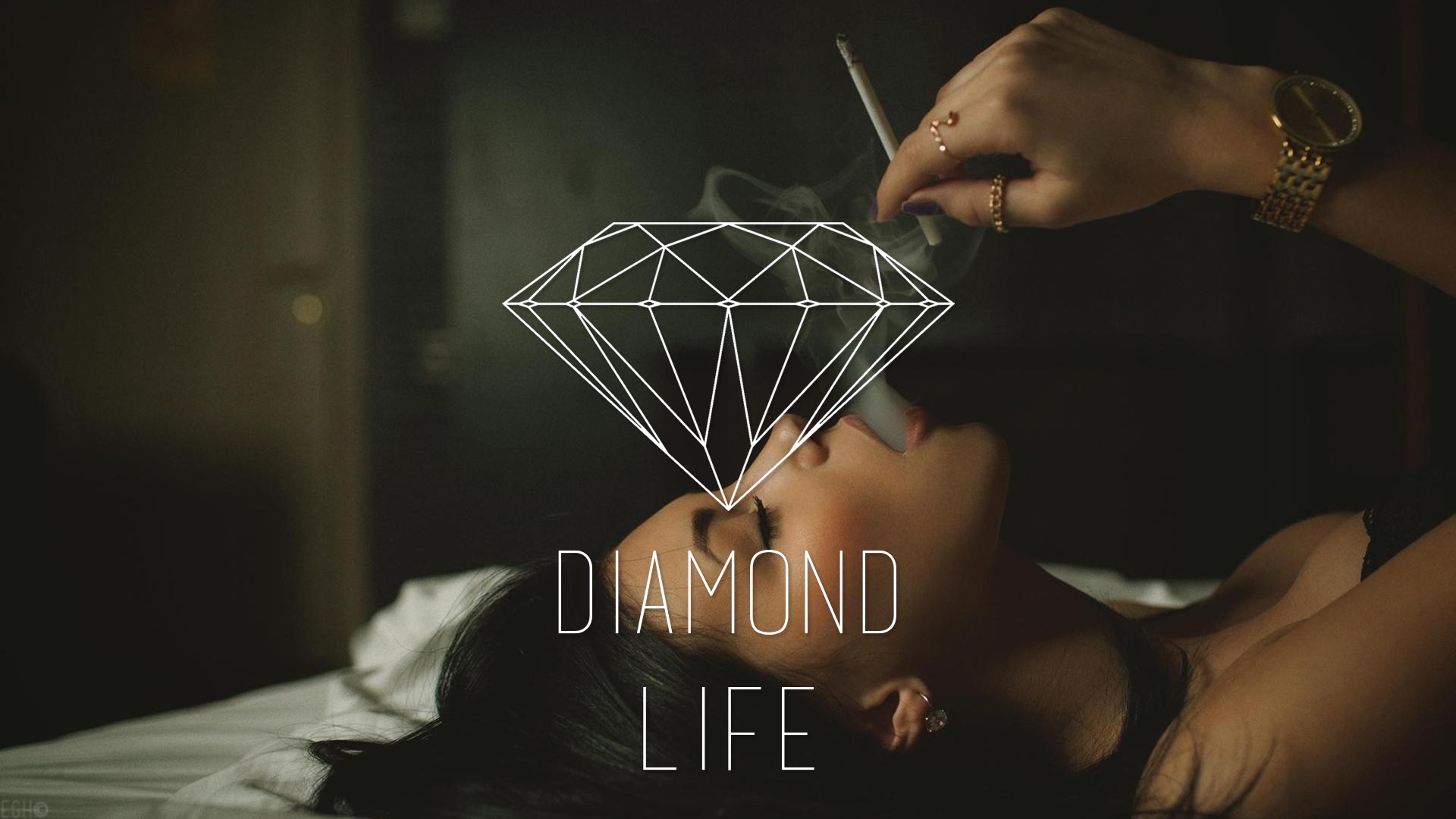 Diamond Life with a woman smoking HD Wallpaper