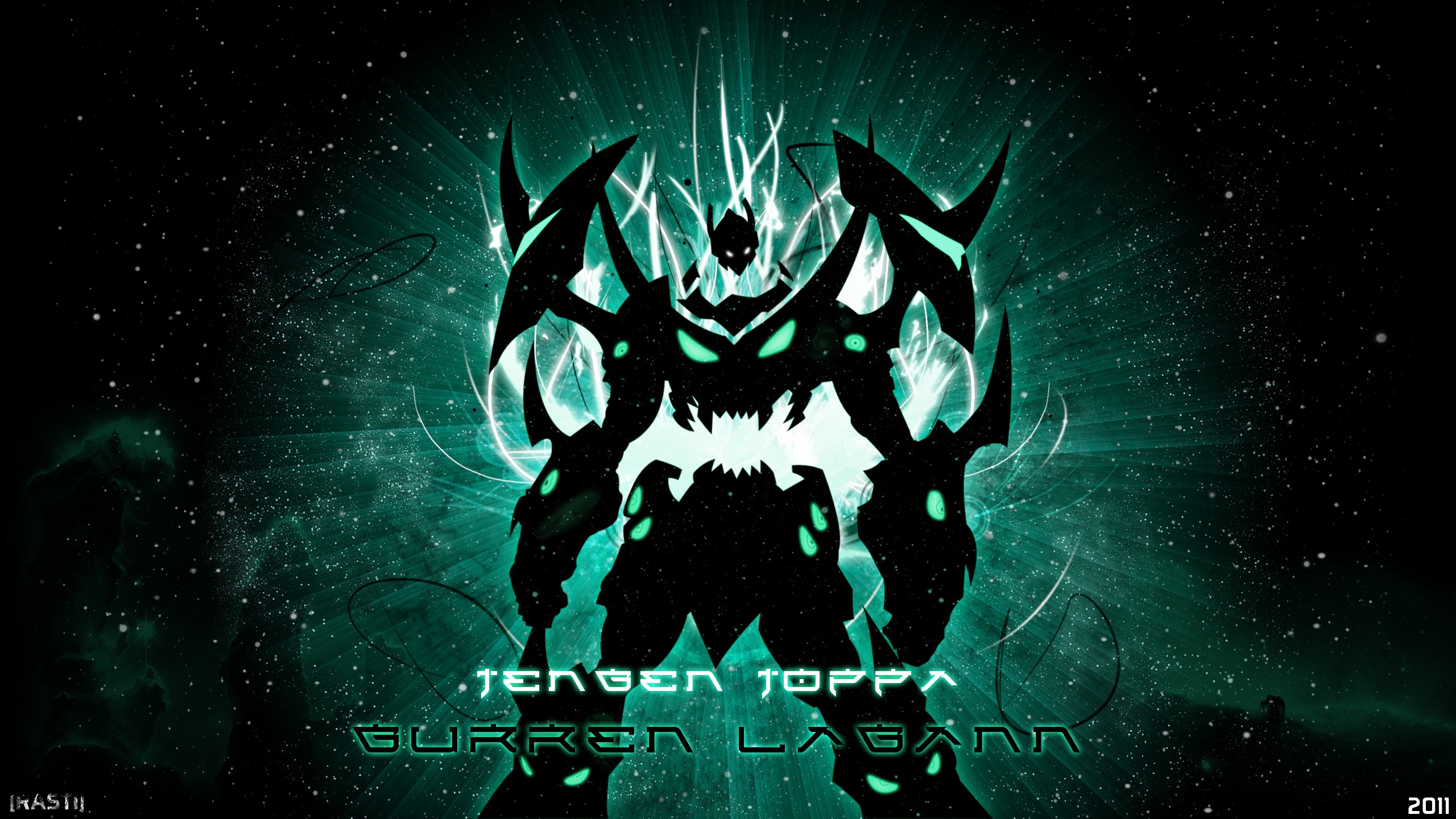 Tengen Toppa Gurren Lagann Silhouette HD Wallpaper