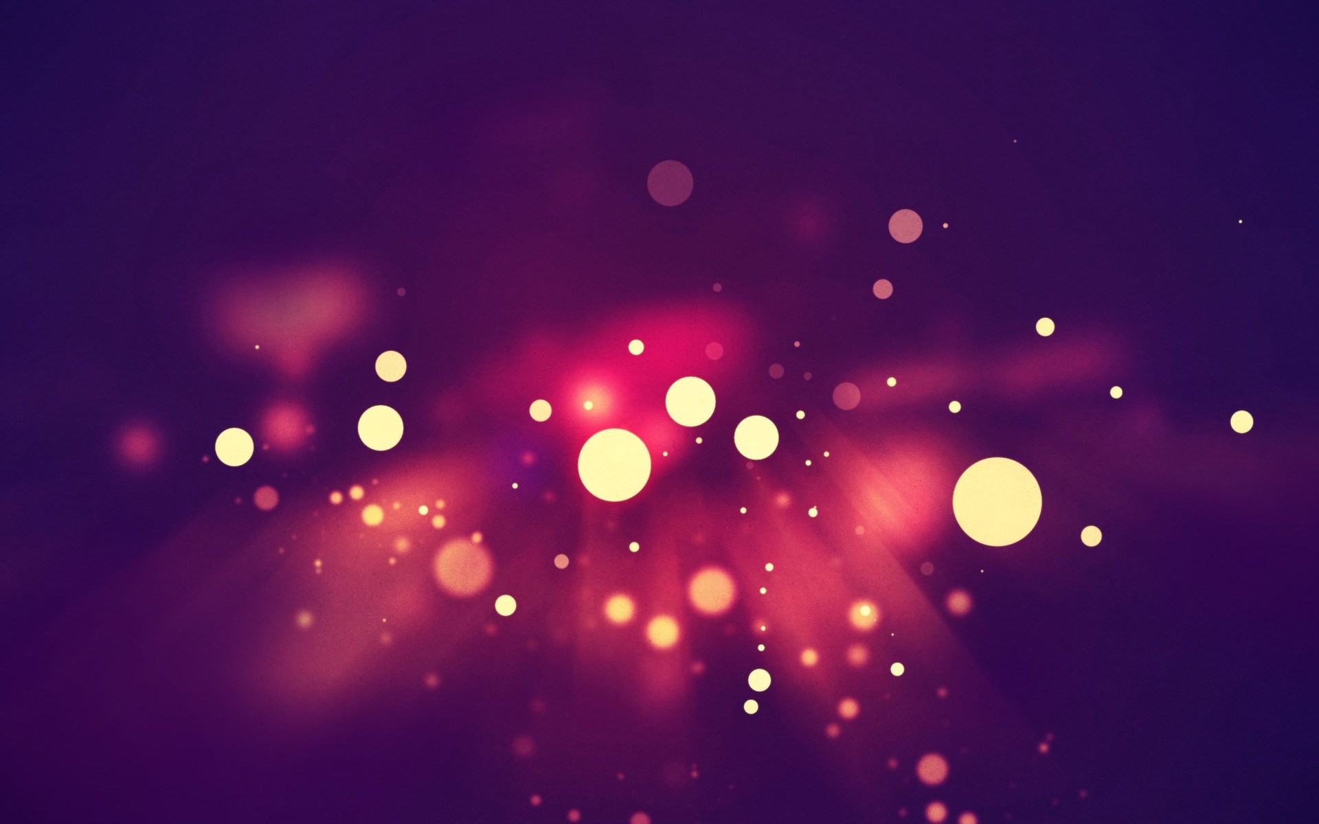 Digital art with abstract bokeh shapes HD Wallpaper