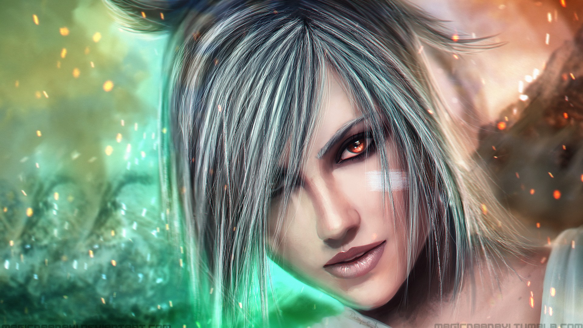 Riven from League of Legends HD Wallpaper