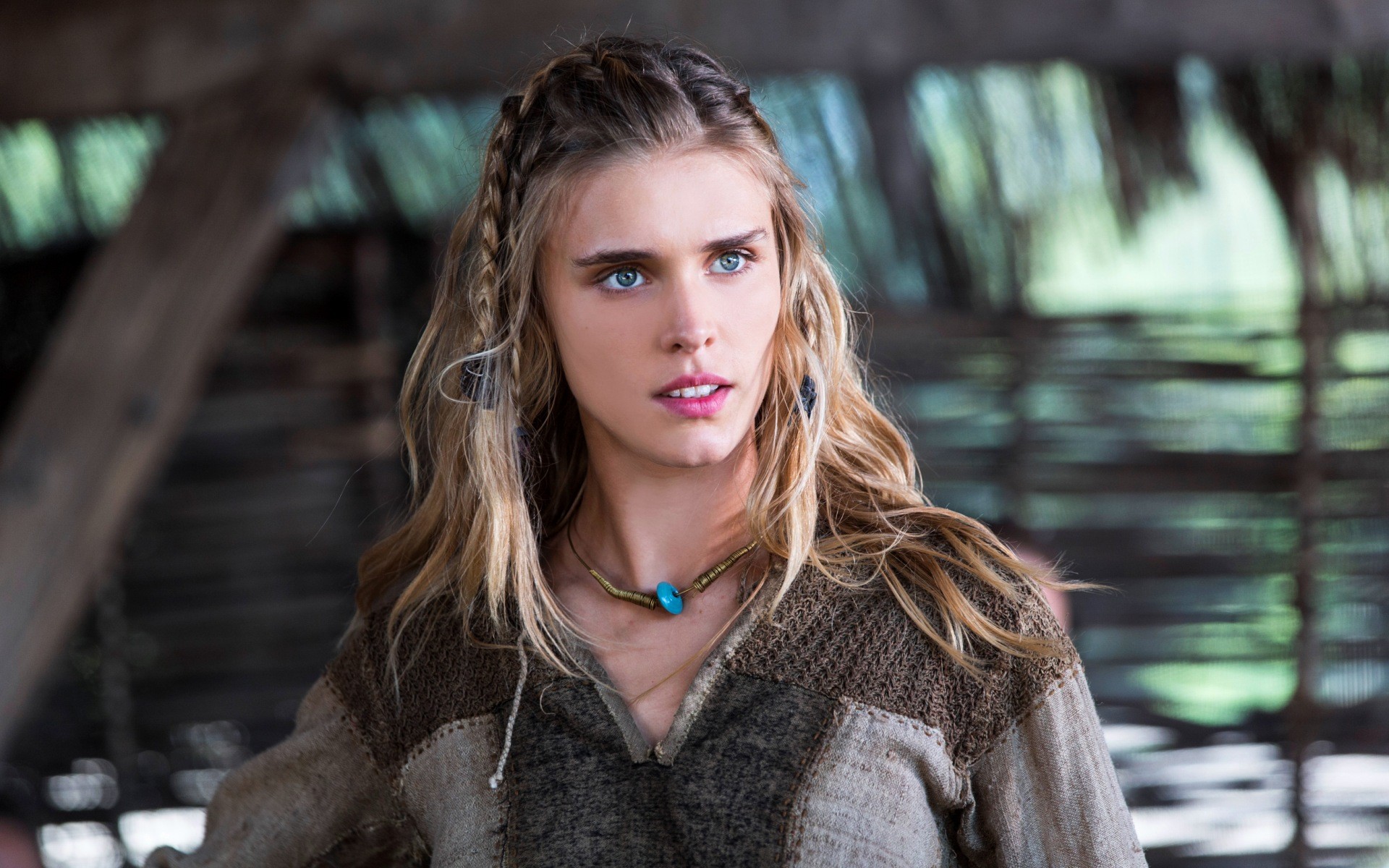 Porunn from Vikings played by Gaia Weiss HD Wallpaper