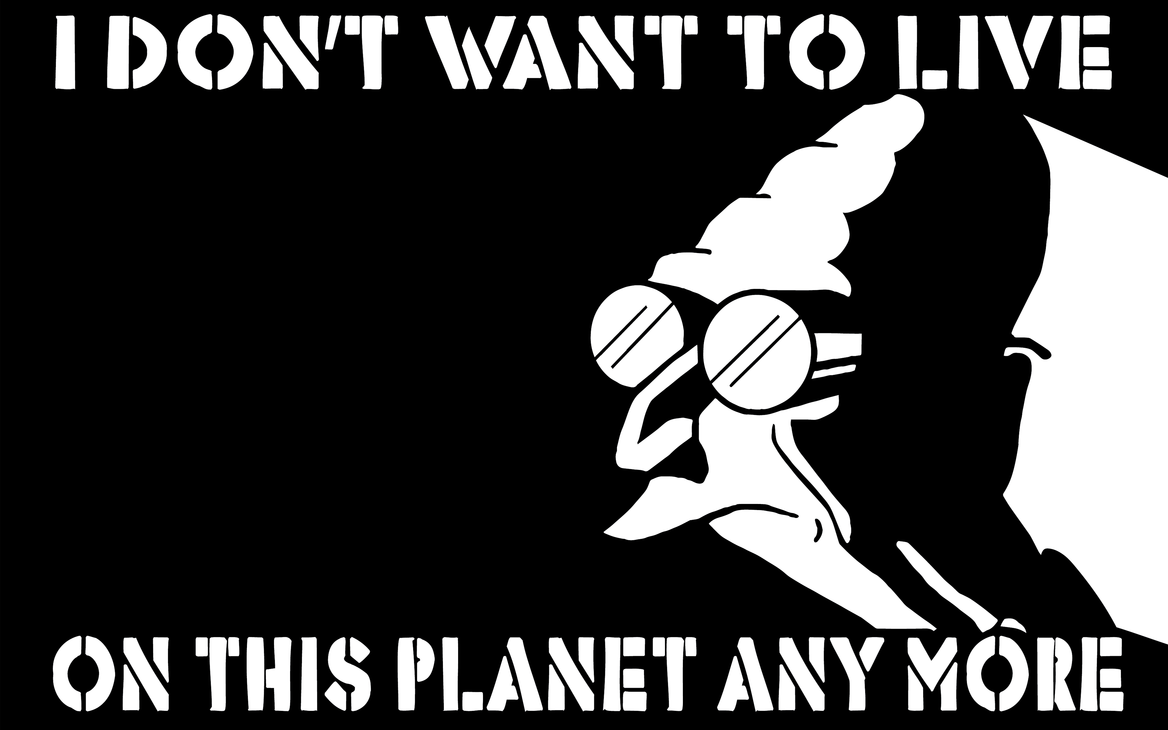 Futurama I Don't Want to Live on This Planet Anymore HD Wallpaper