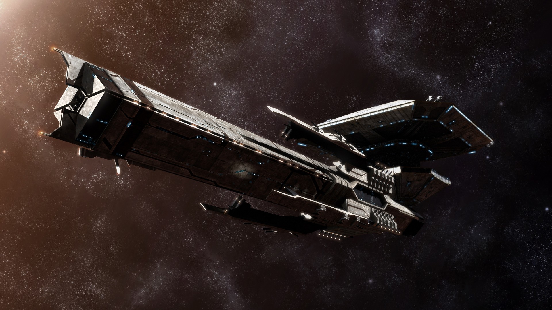 Sins of a Solar Empire Spaceship in Nebula HD Wallpaper