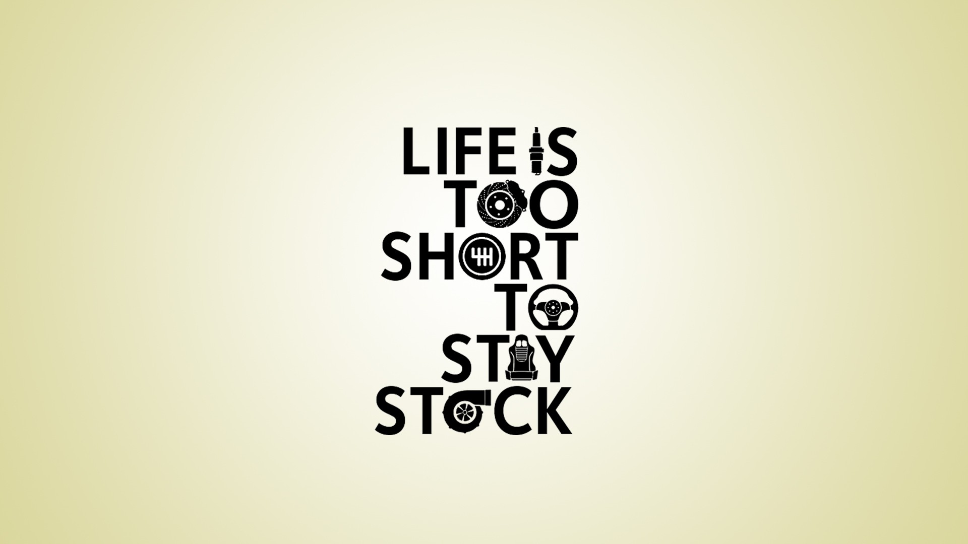 Life is too short to stay stock car tuning HD Wallpaper