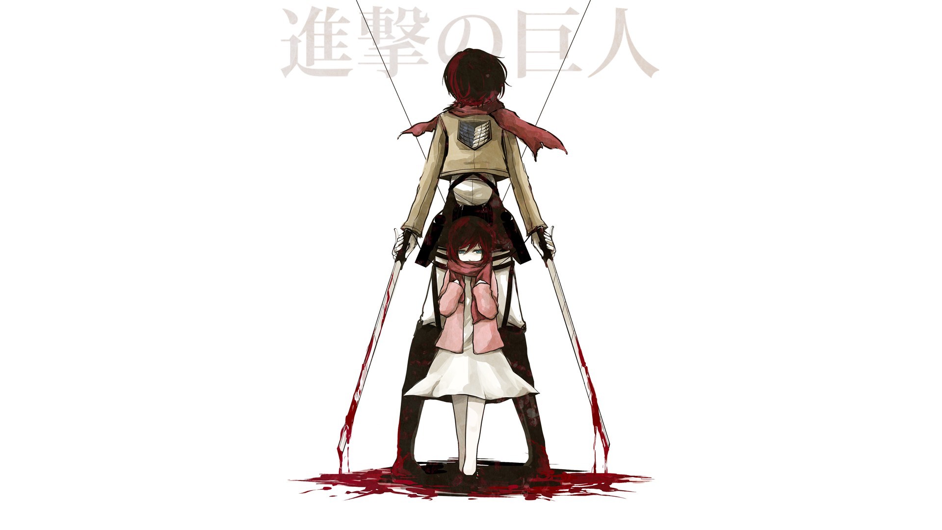 Mikasa Ackerman from Shingeki no Kyojin HD Wallpaper