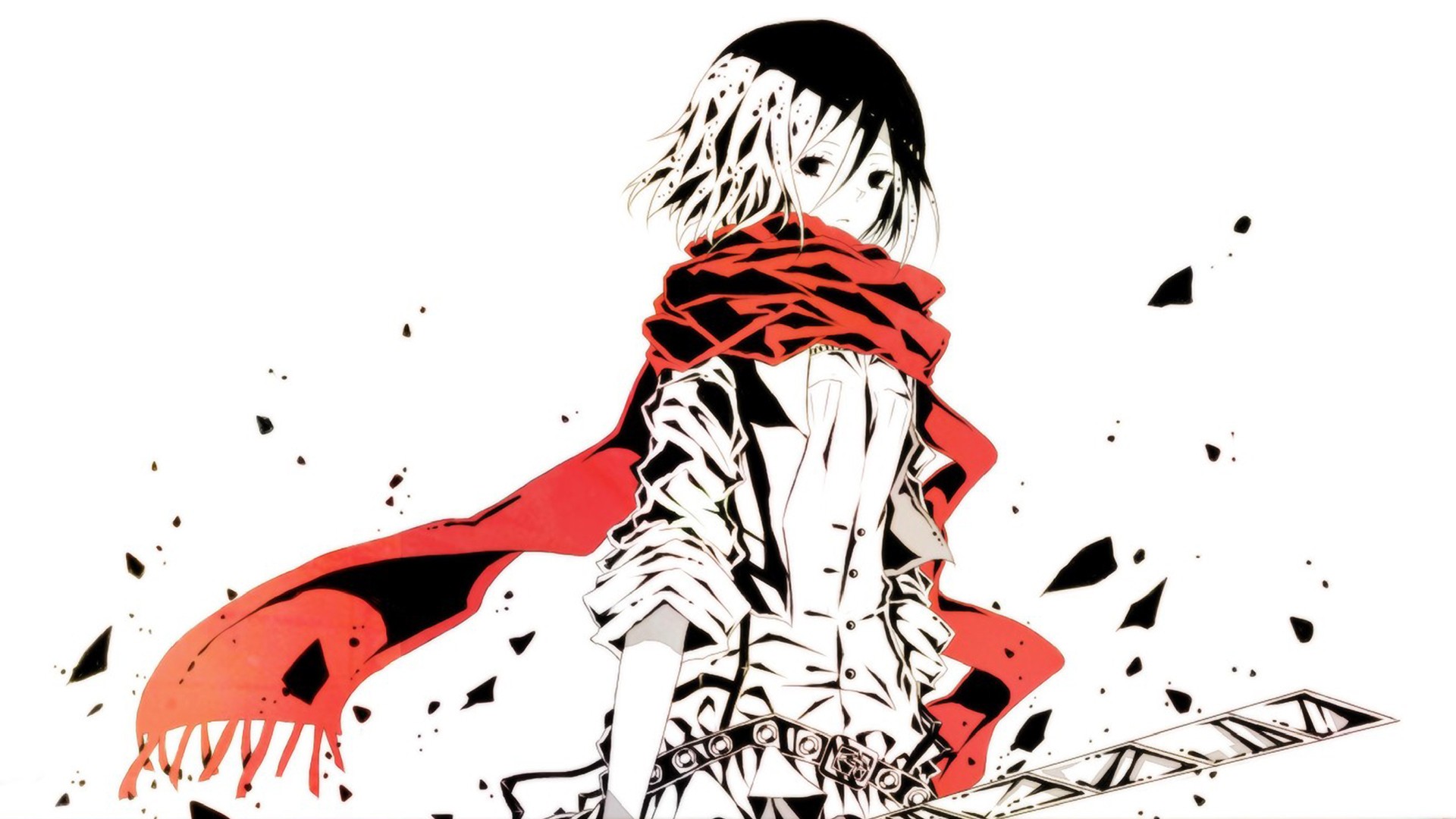 Mikasa Ackerman from Shingeki no Kyojin HD Wallpaper