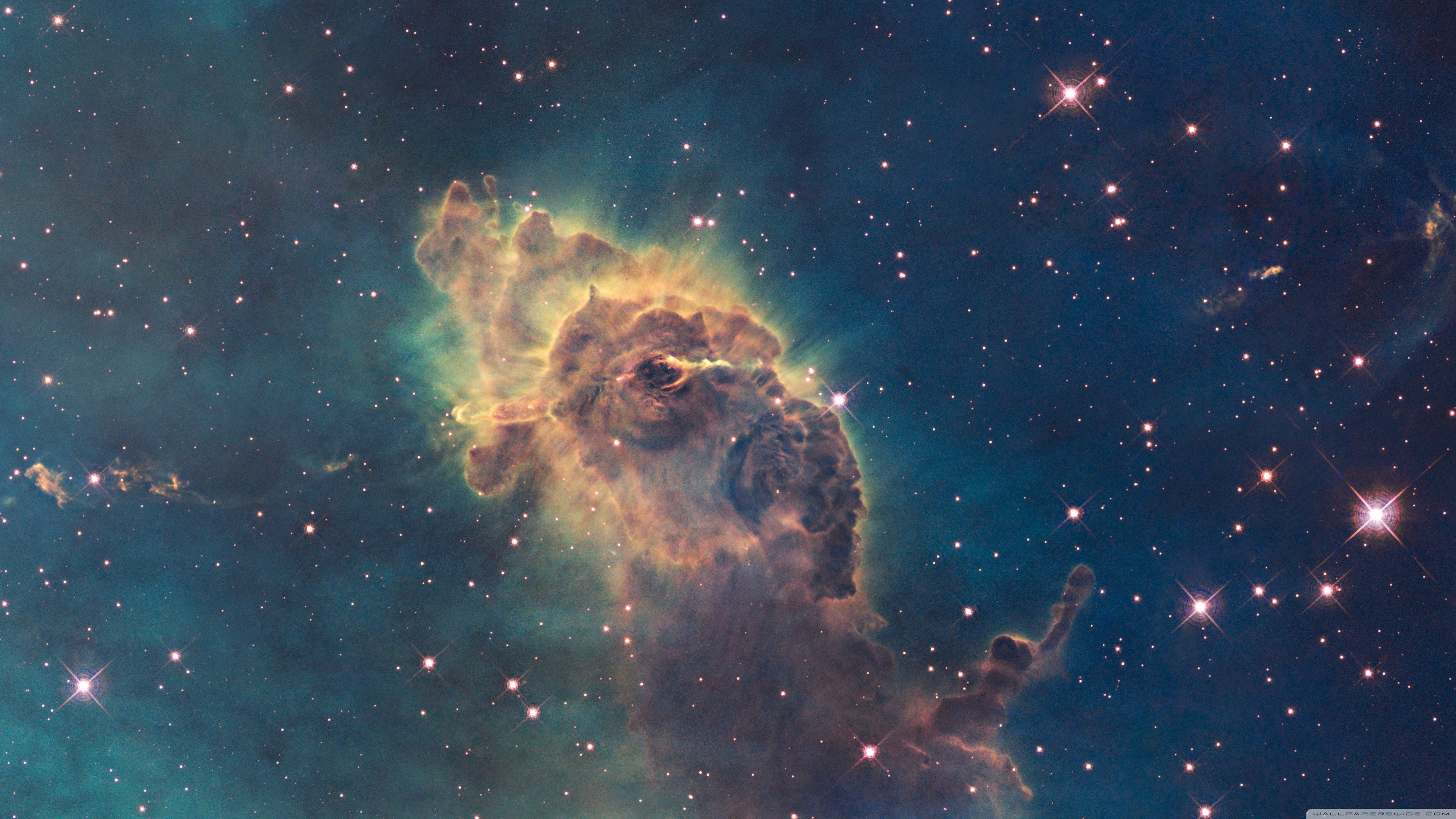 Pillars of Creation Nebula in Space HD Wallpaper