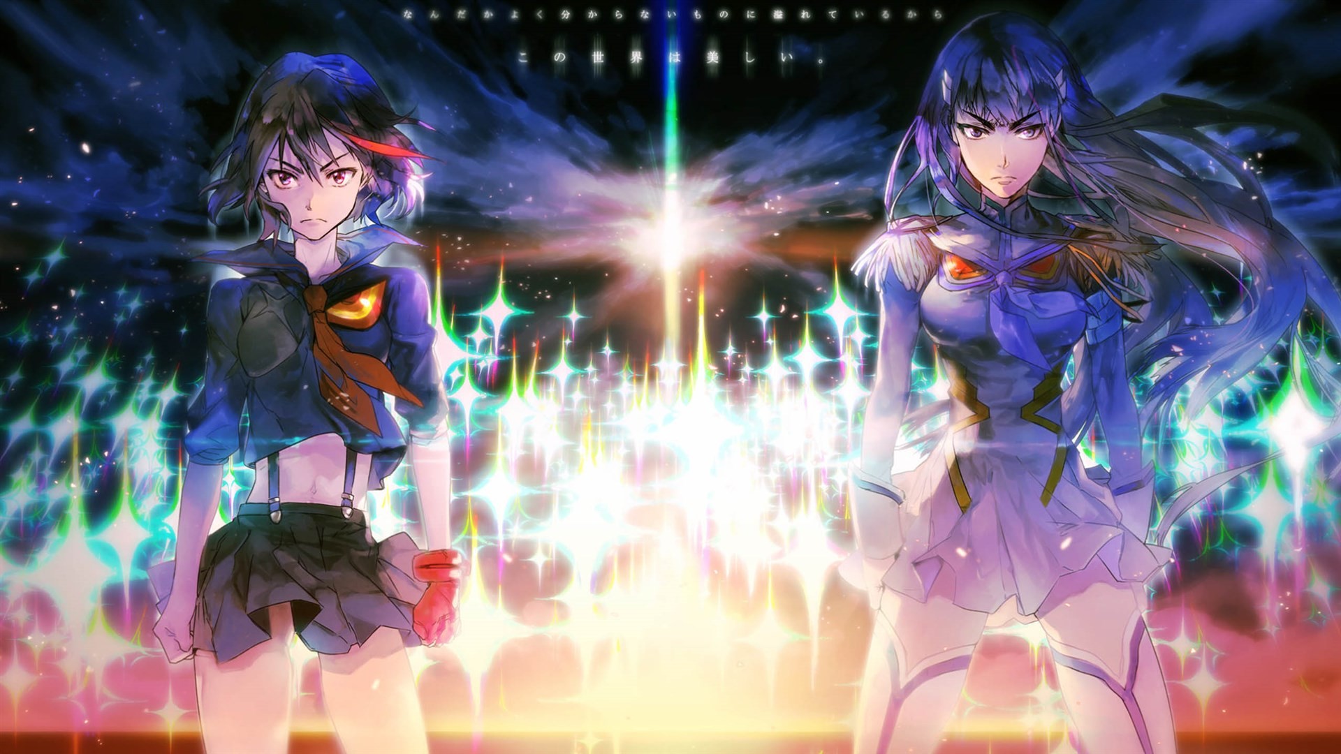 Kill la Kill: Matoi Ryuuko and Kiryuin Satsuki HD Wallpaper