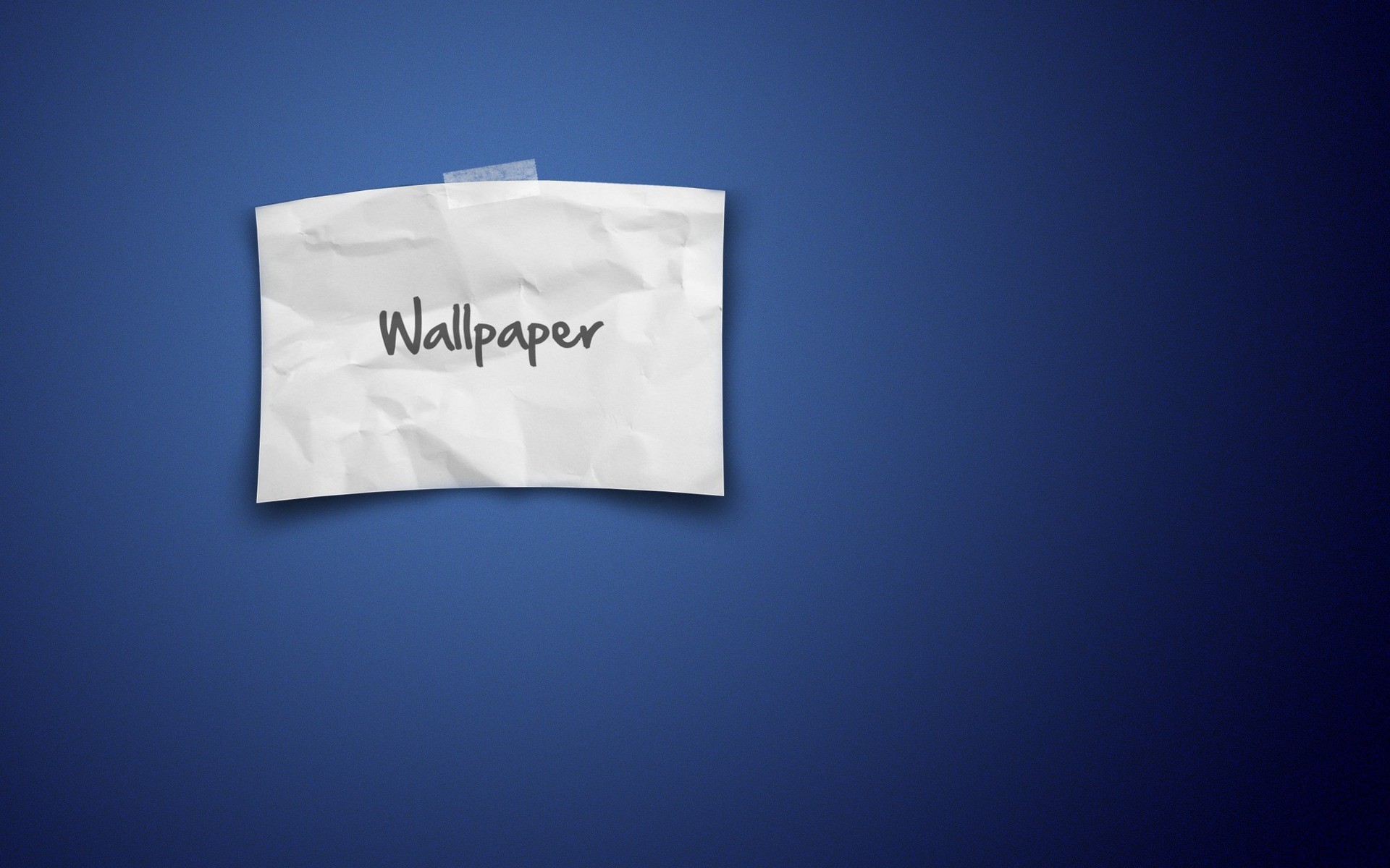 Minimalist wallpaper with crumpled paper note HD Wallpaper