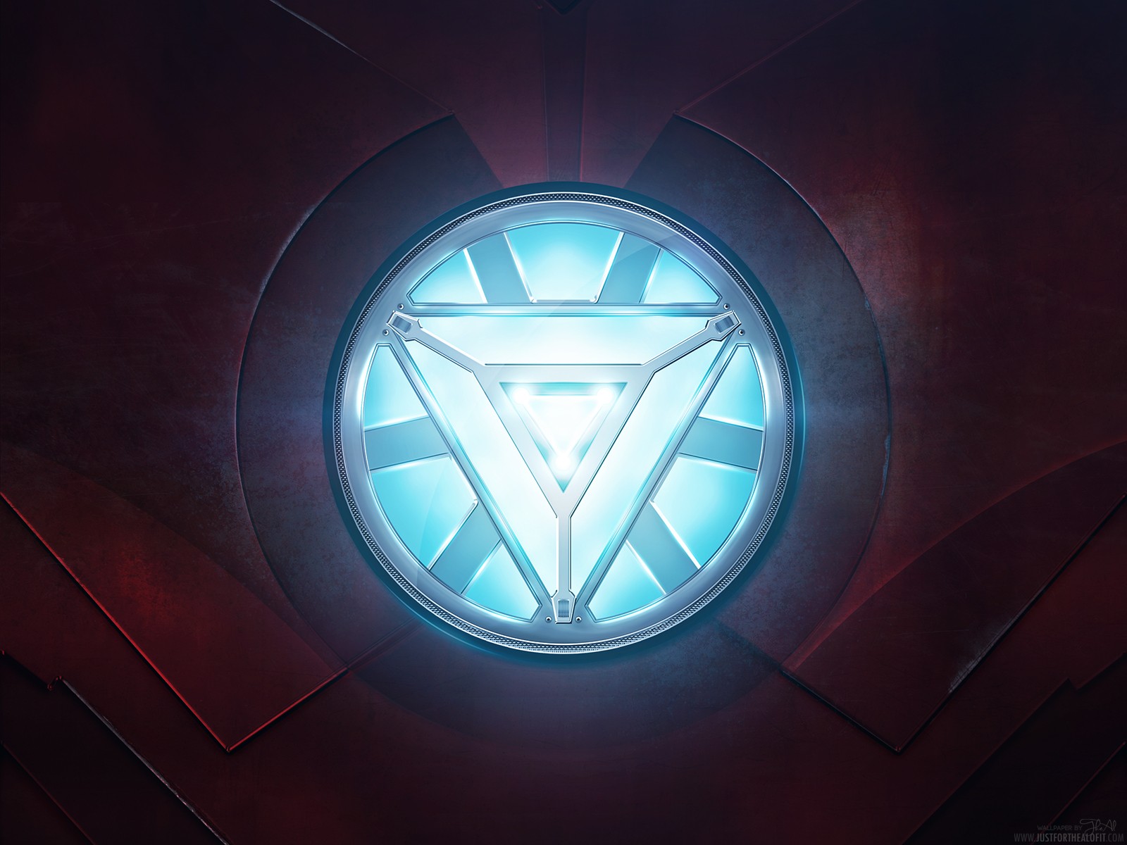 Iron Man Arc Reactor Close-up HD Wallpaper