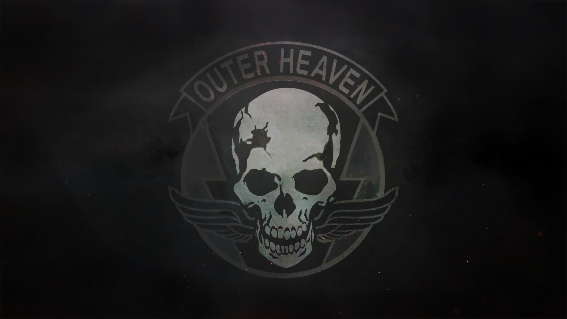 Outer Heaven Skull Logo from Metal Gear Solid HD Wallpaper