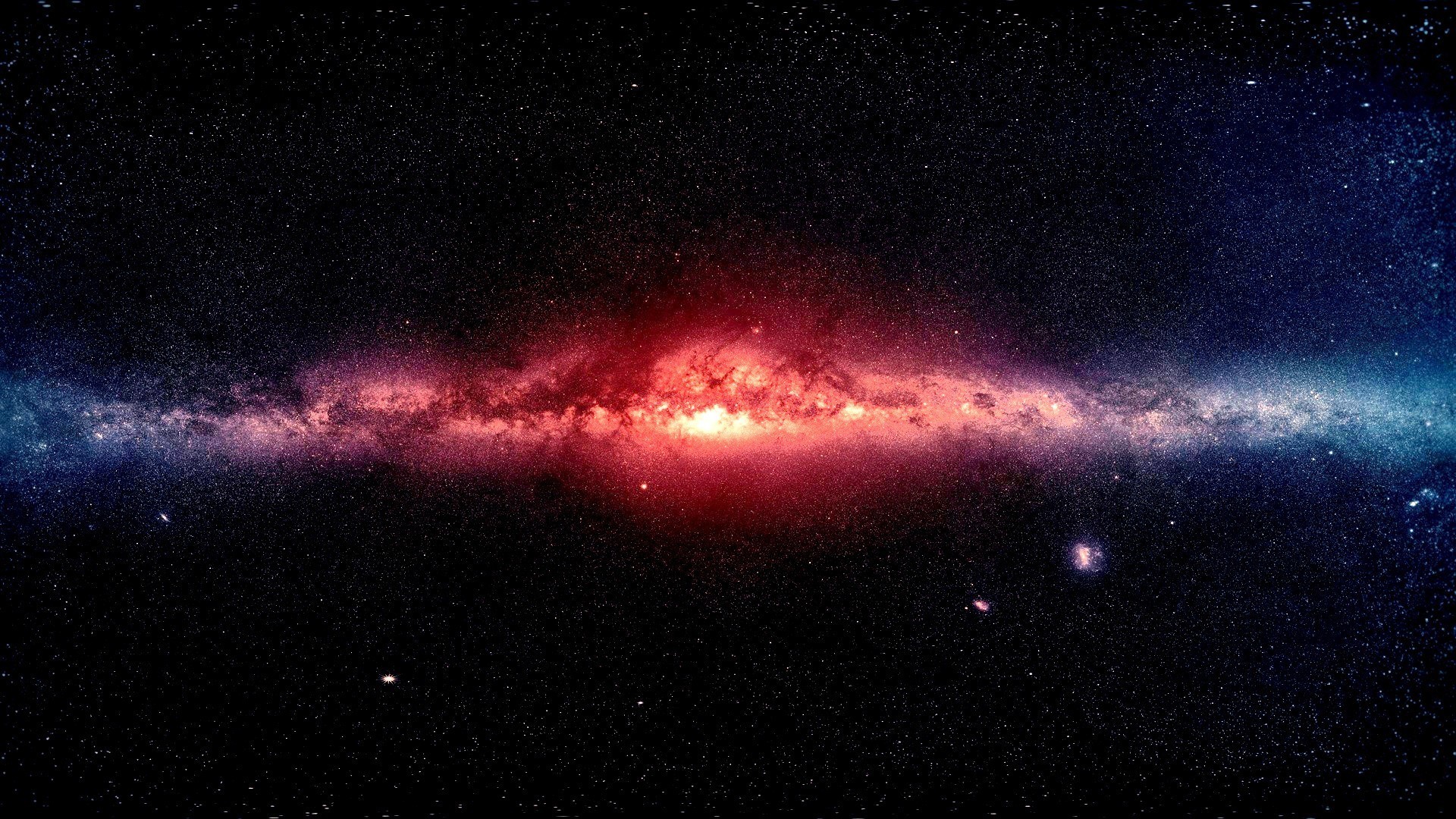 A colorful galaxy with stars in deep space HD Wallpaper