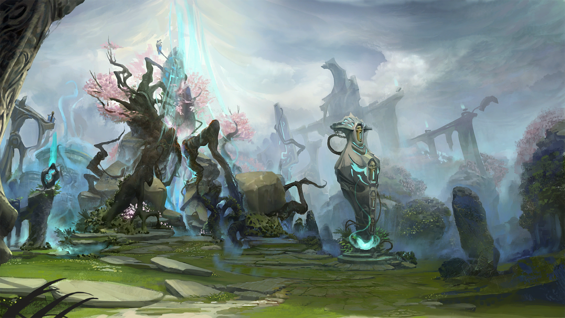 Dota 2 Ancient Apparition's Realm HD Wallpaper