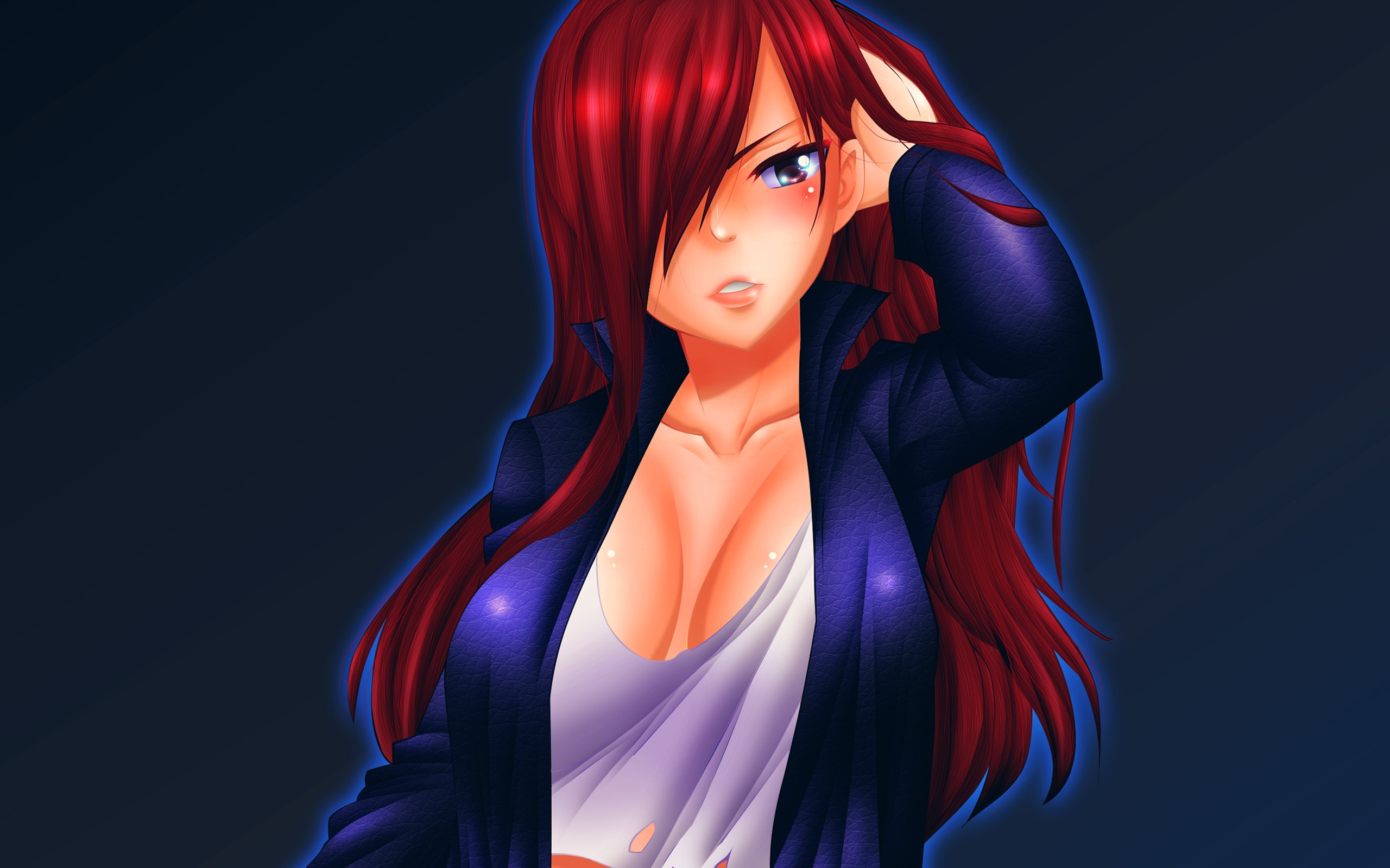 Erza Scarlet from Fairy Tail HD Wallpaper