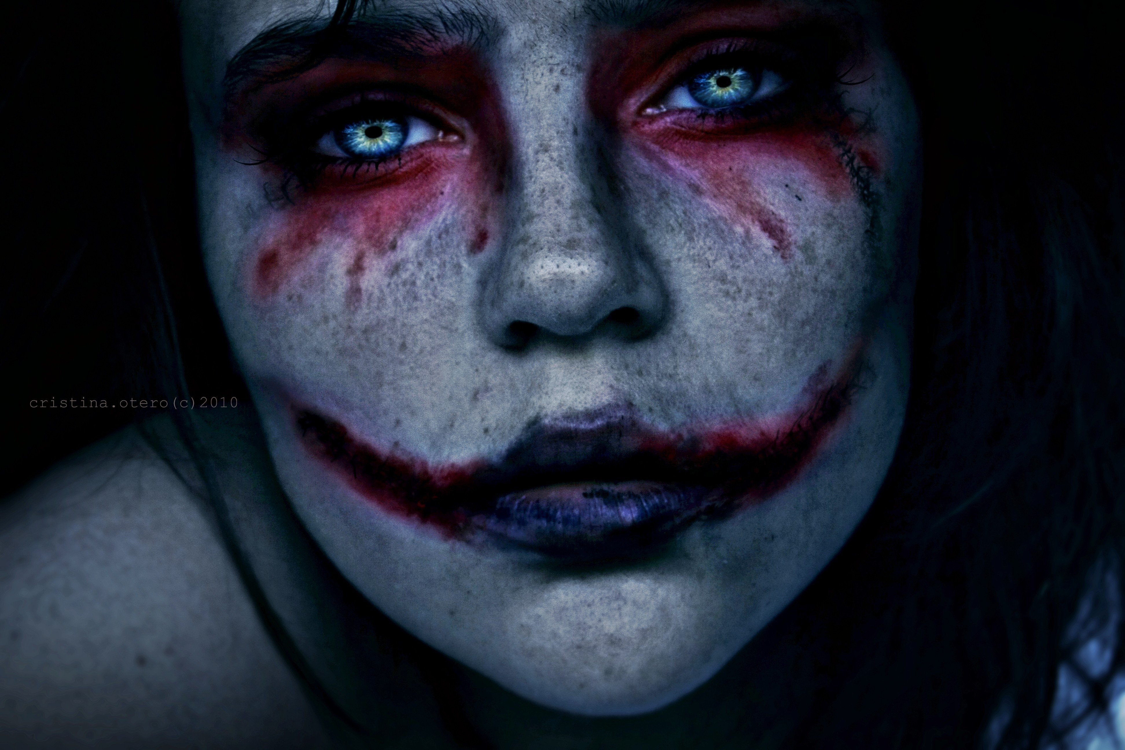 Cristina Otero as the Joker HD Wallpaper