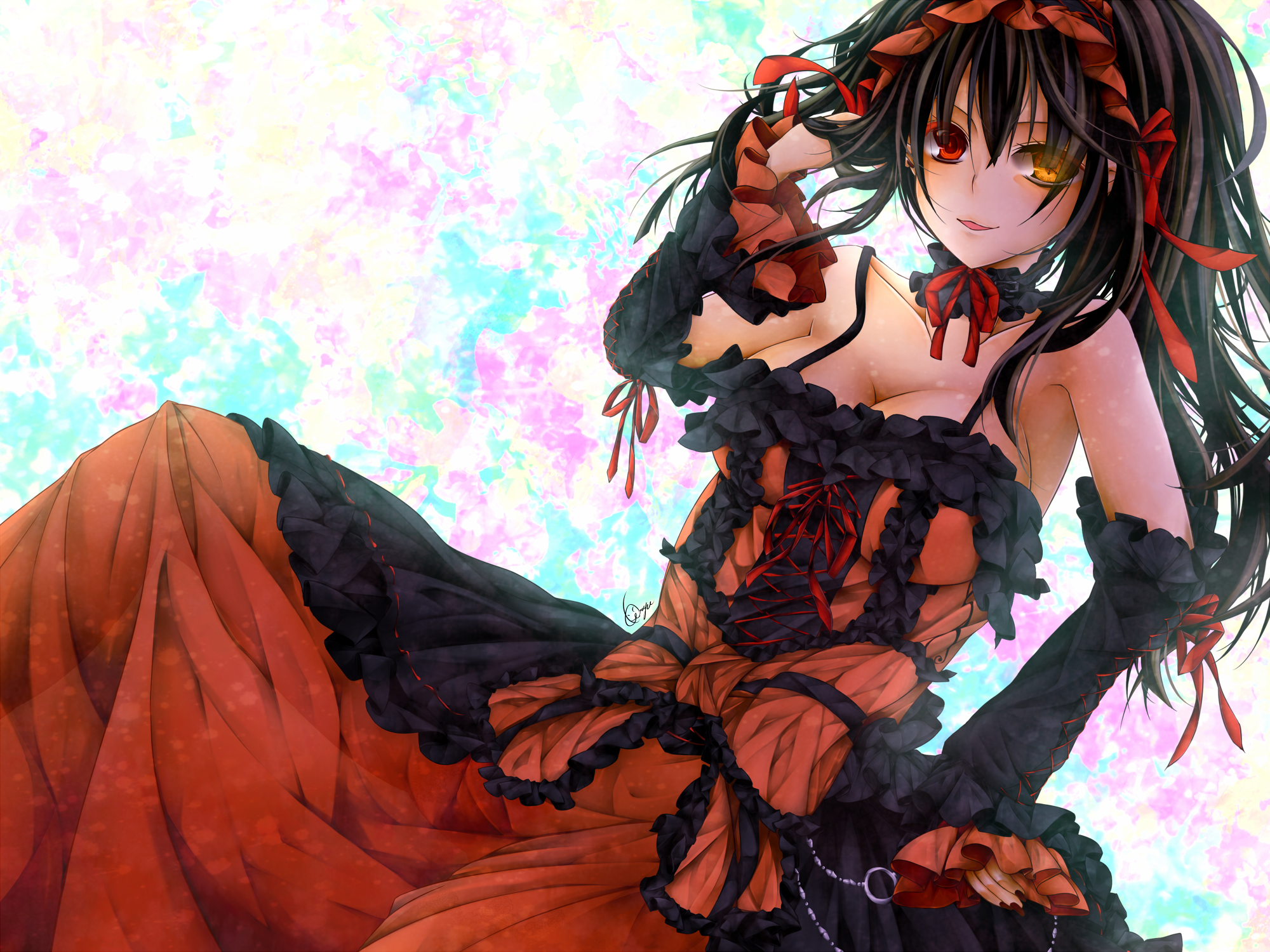 Tokisaki Kurumi from Date A Live HD Wallpaper