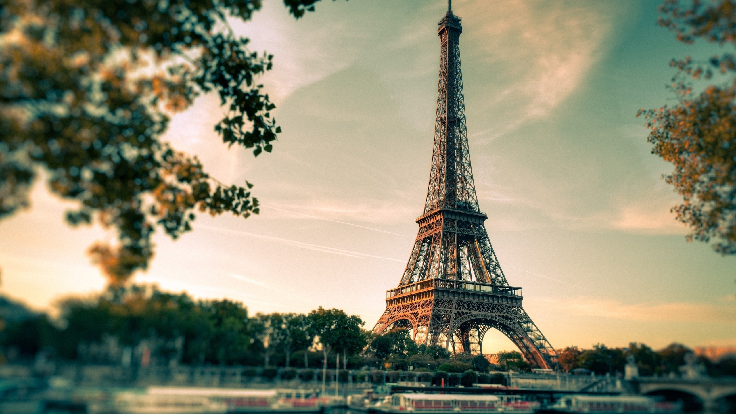 Eiffel Tower in Paris, France HD Wallpaper