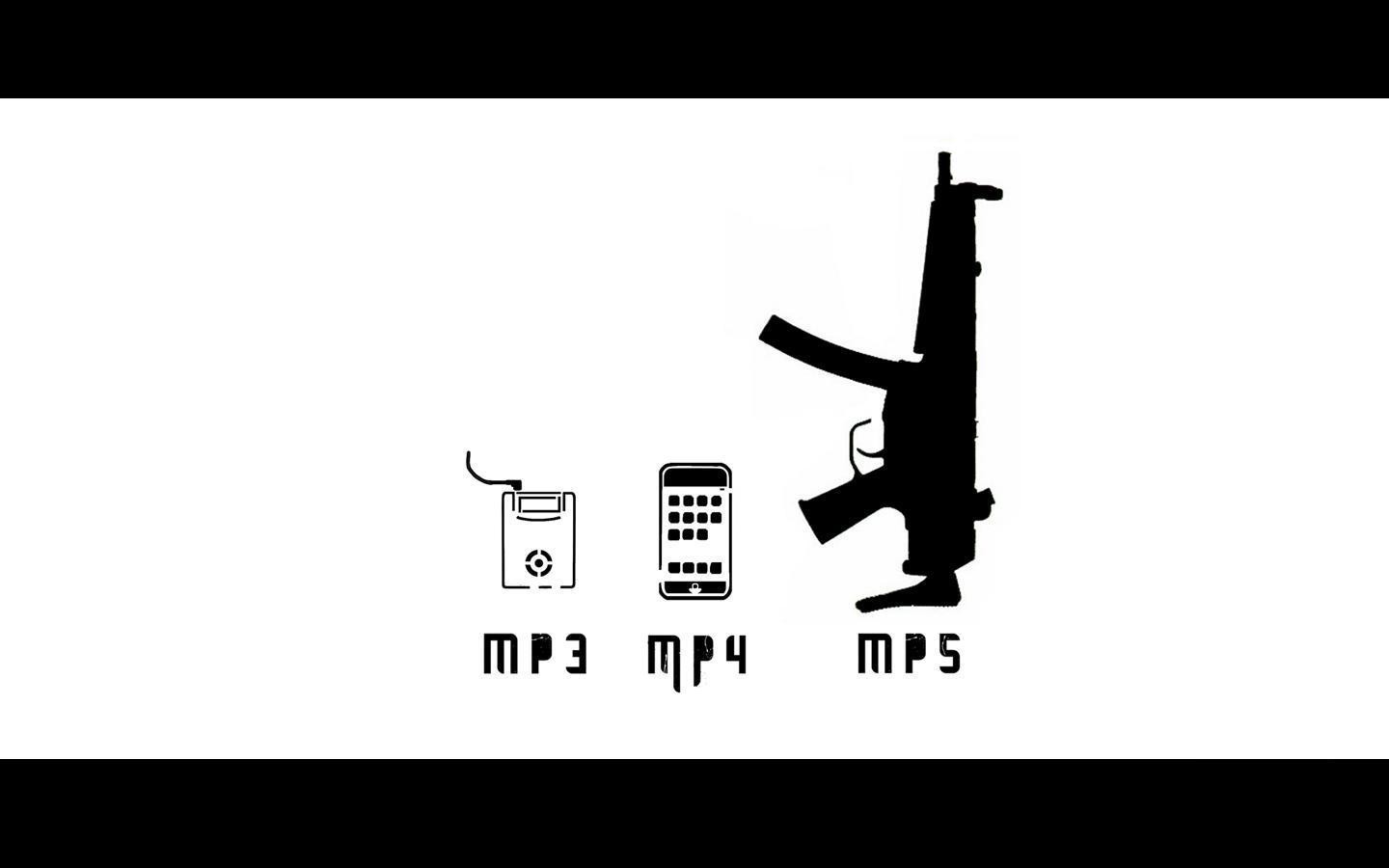 MP3, MP4, and MP5 comparison HD Wallpaper